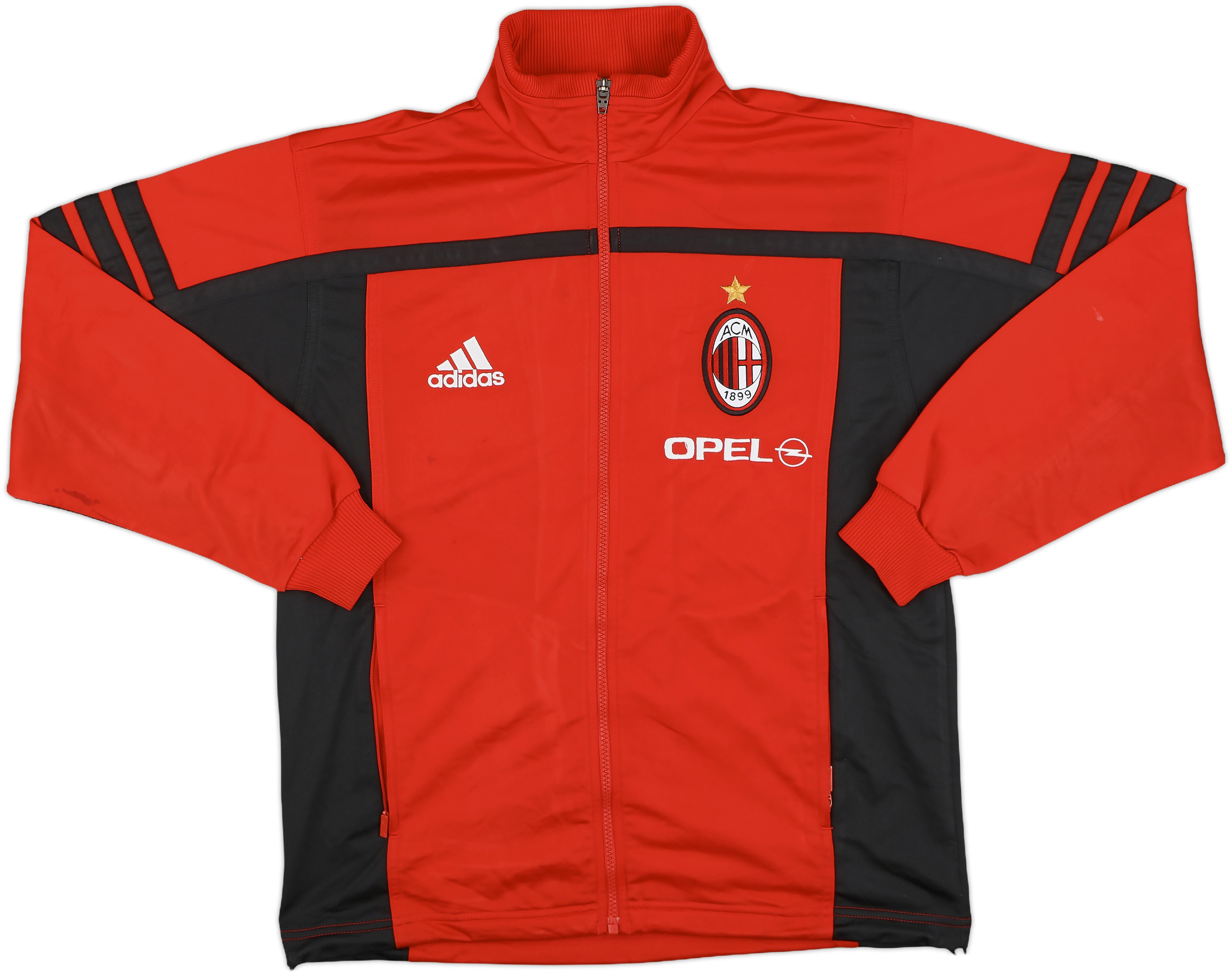 2008-09 AC Milan adidas Track Jacket - 9/10 - (M)