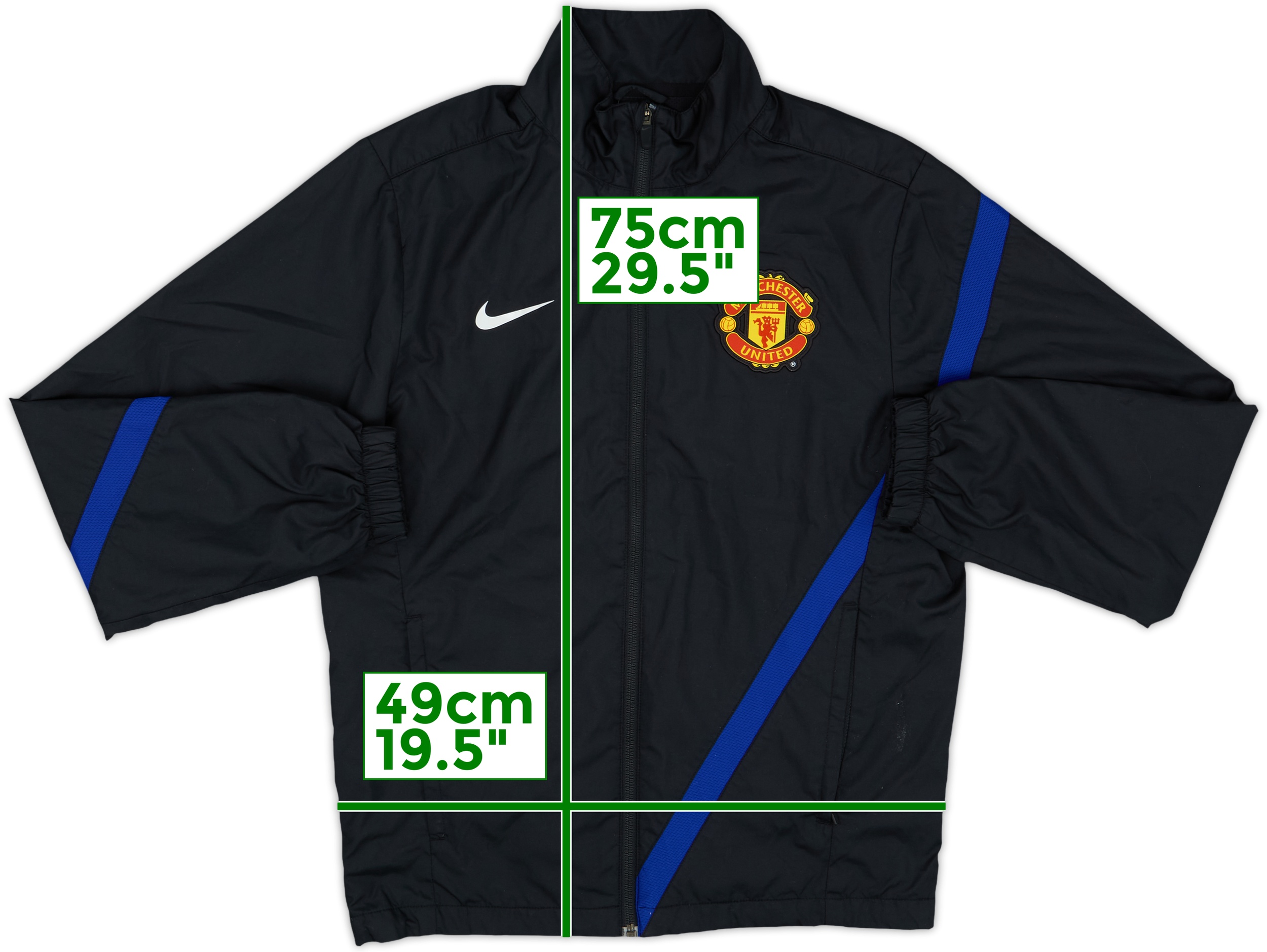 2008-09 Manchester United Nike Track Jacket - 8/10 - (M)