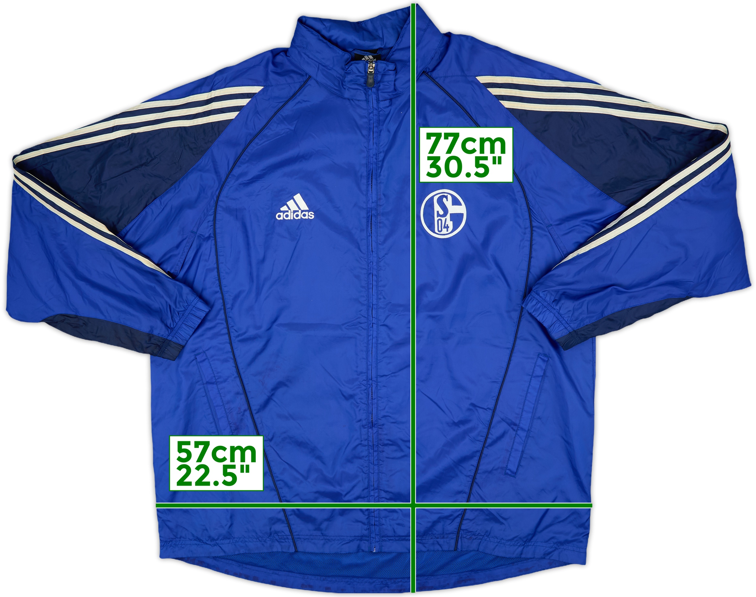 希少 シャルケ04 adidas FC Schalke 04 ジャージ ネイビー
