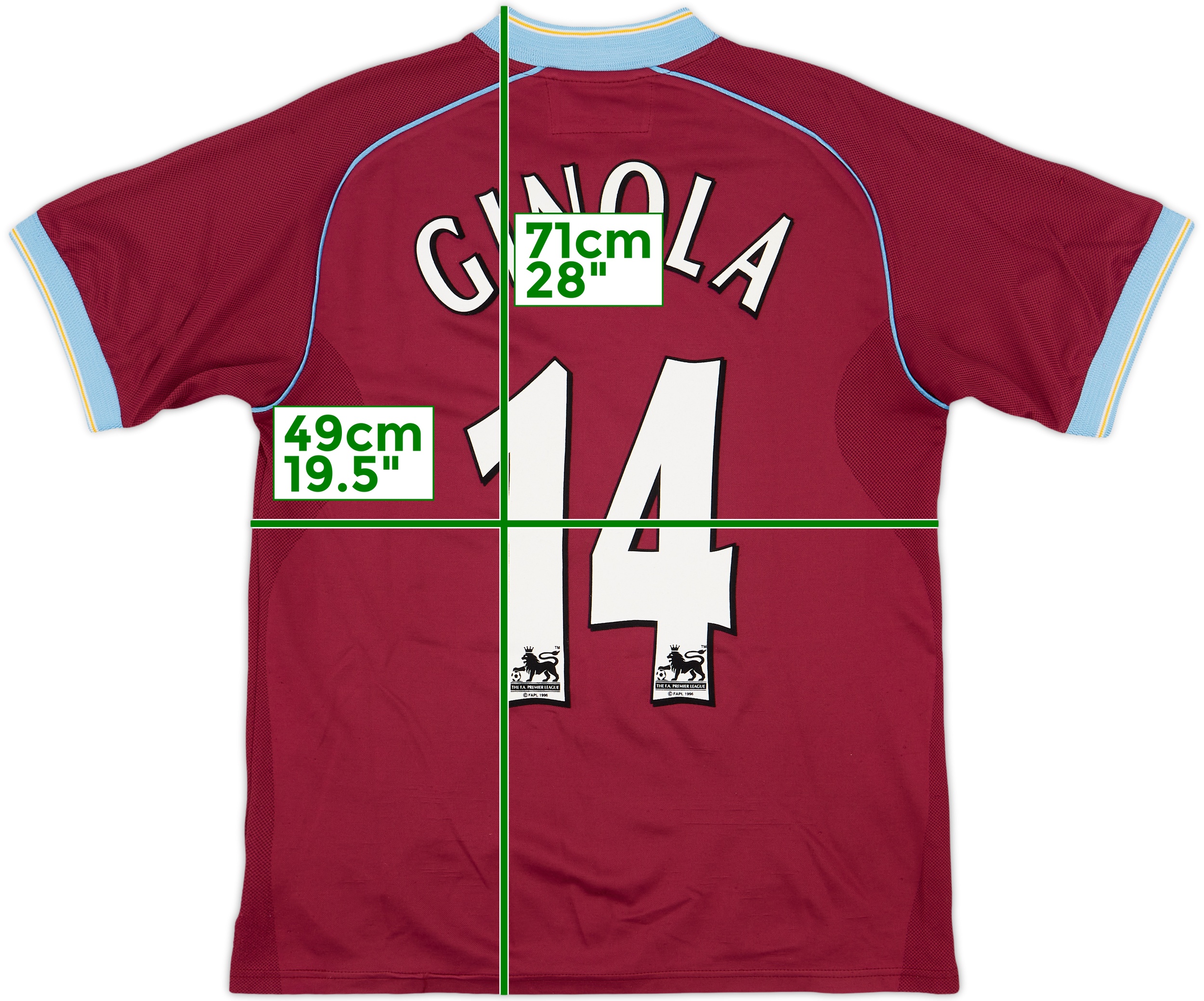 2000-01 Aston Villa Away Shirt - 8/10 - (L)