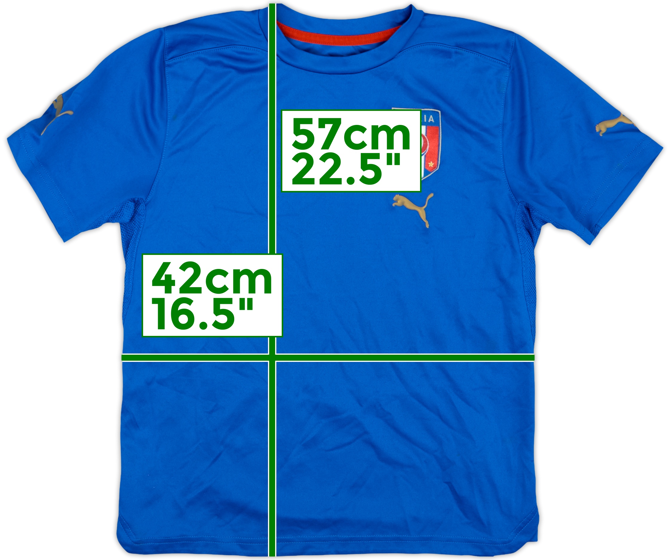 2006-07 Italy Puma Training Shirt - 6/10 - (L.Boys)