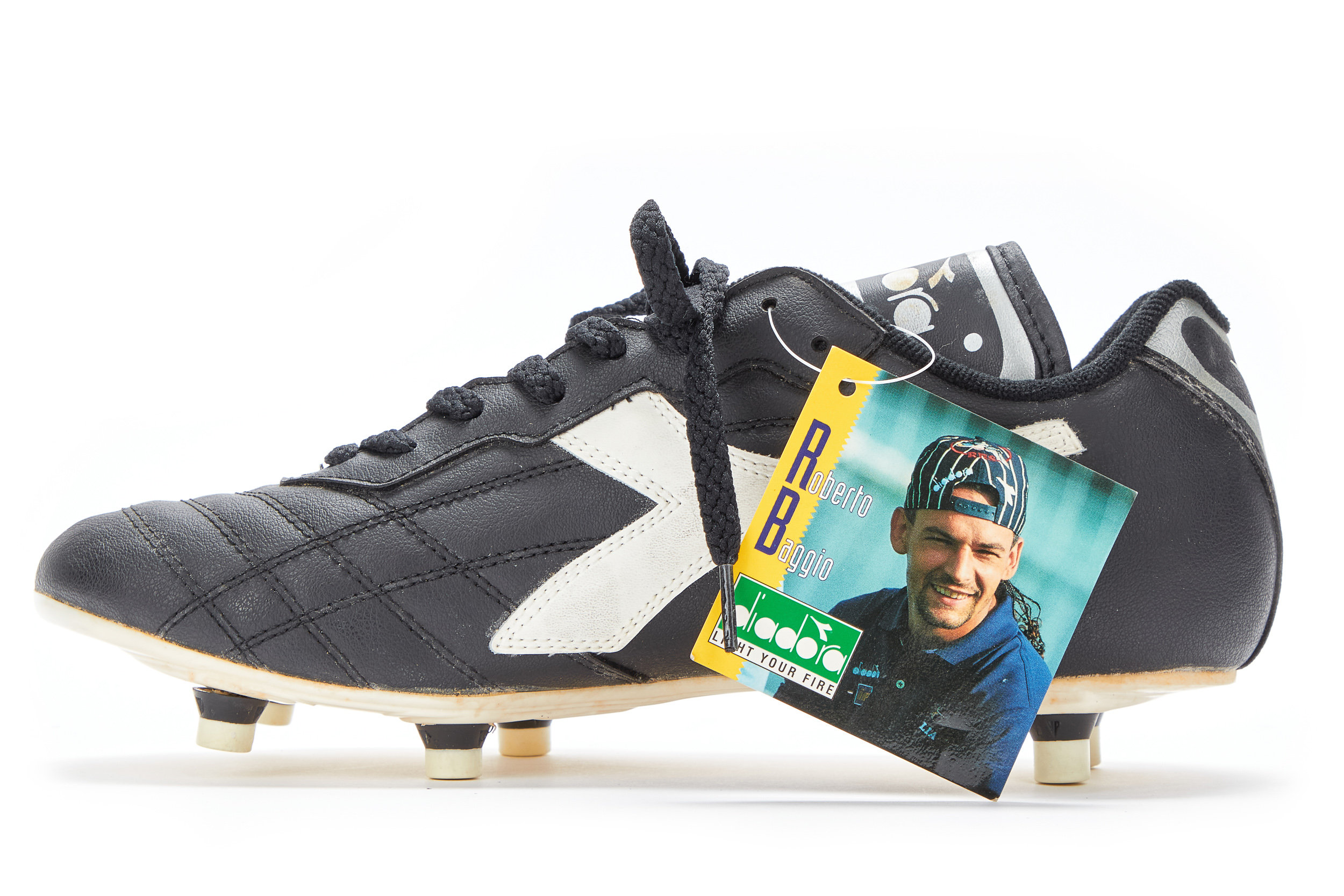 1993 Diadora 10 Baggio SC Football Boots In Box SG 9½
