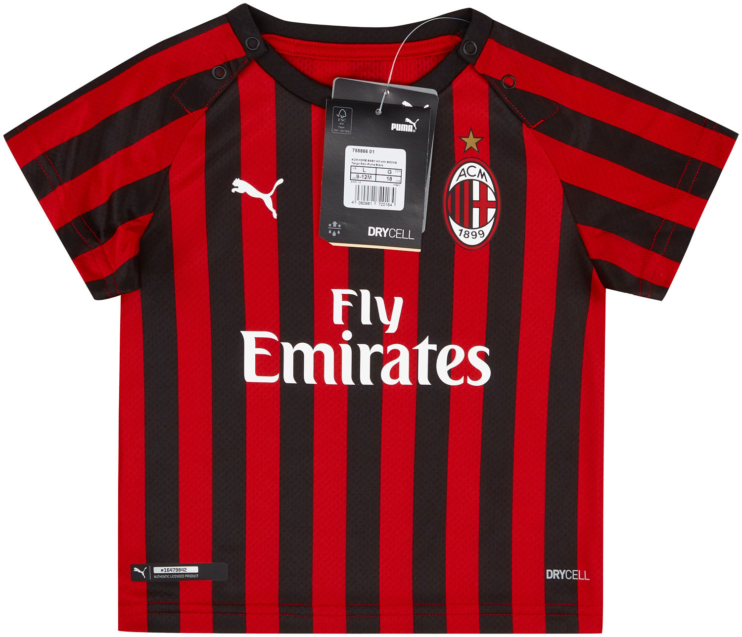 Ac milan baby kit sales