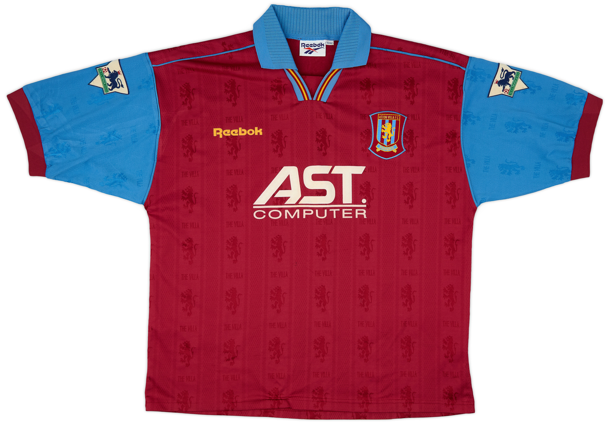 1995-97 Aston Villa Home Shirt - 9/10 - (XL)