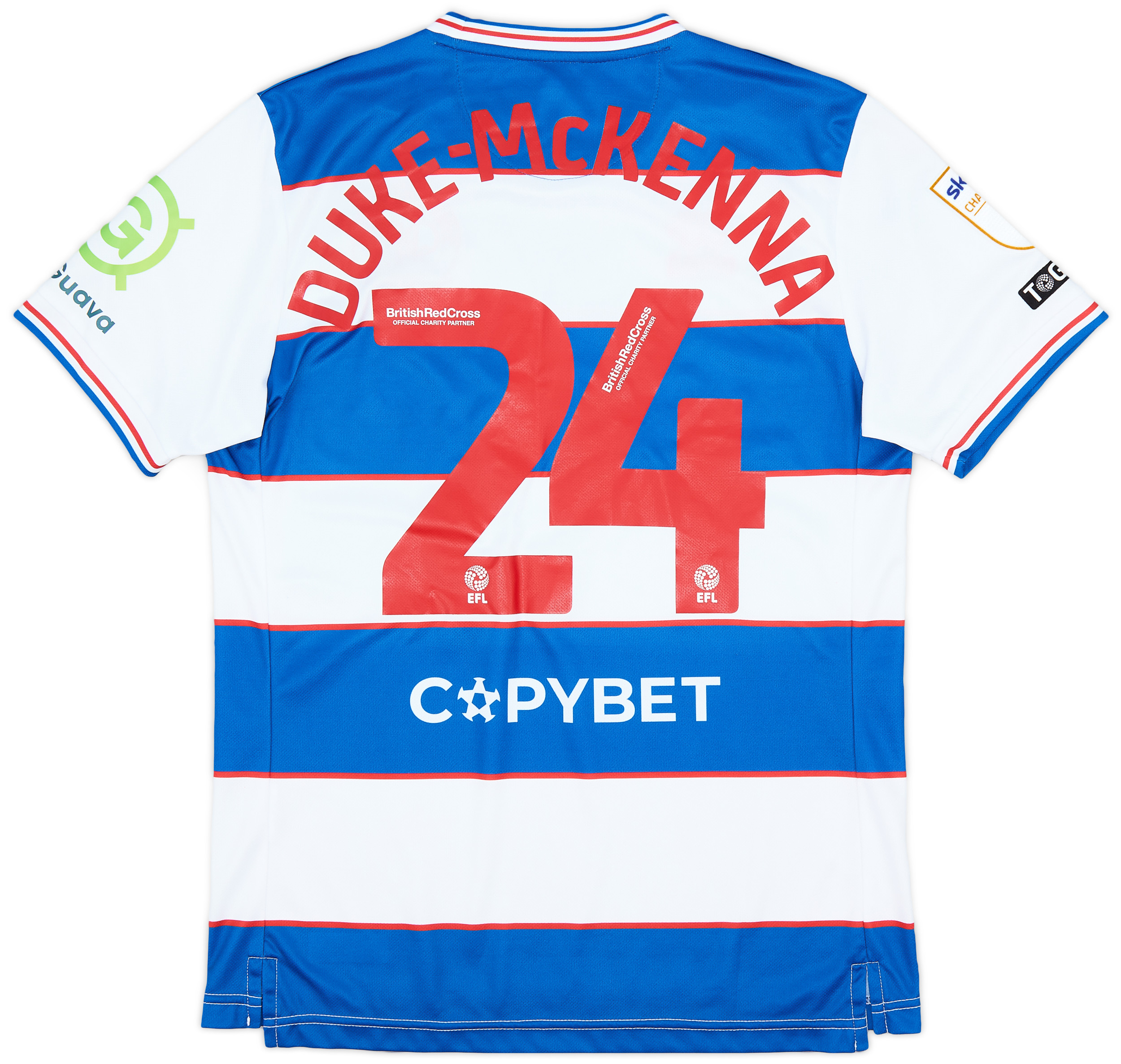 2023-24 QPR Match Issue Home Shirt Duke-McKenna #24