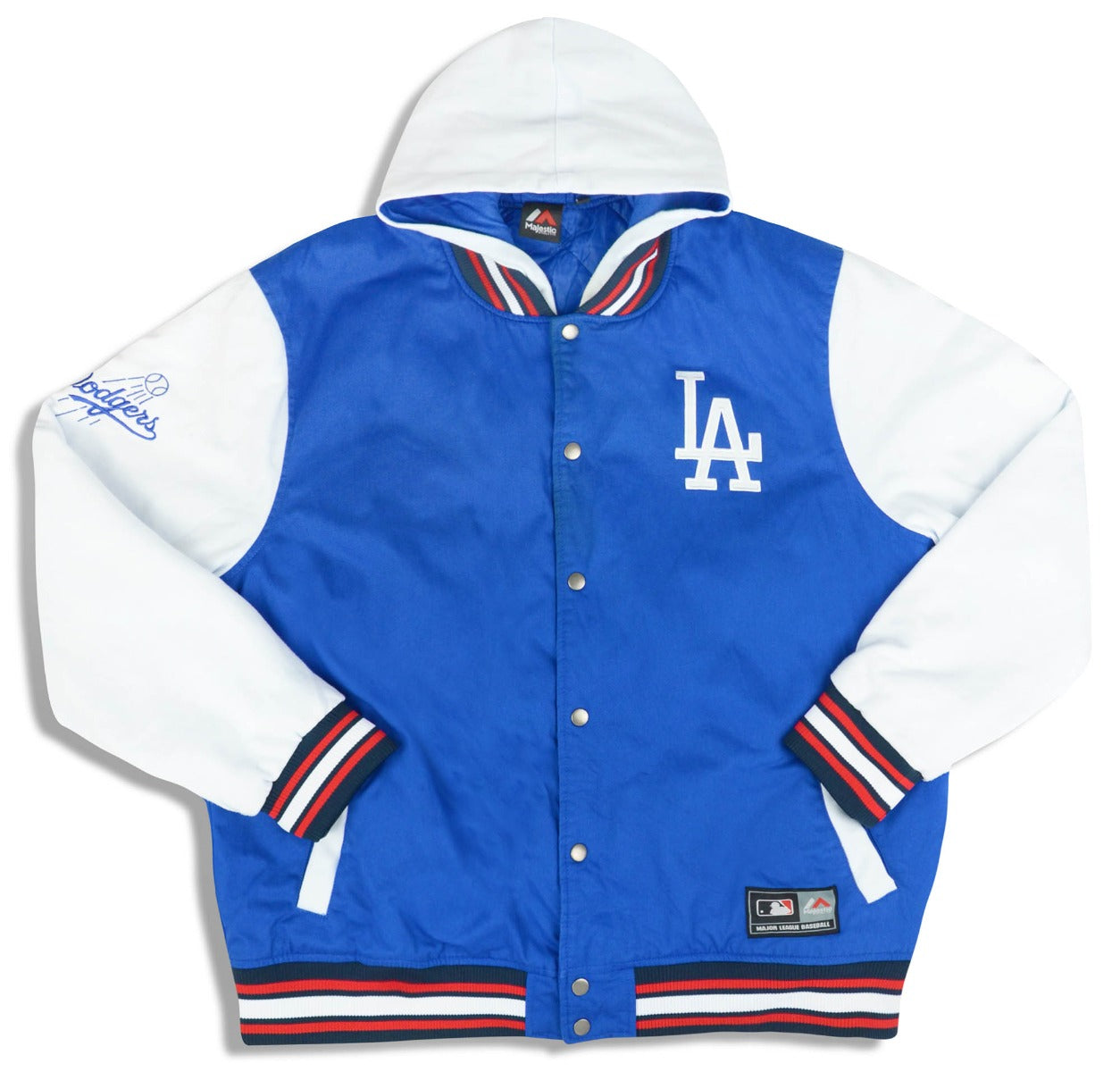 2000s LA Dodgers Majestic Letterman Jacket XXL 2000s LA Dodgers Majestic Letterman Jacket XXL