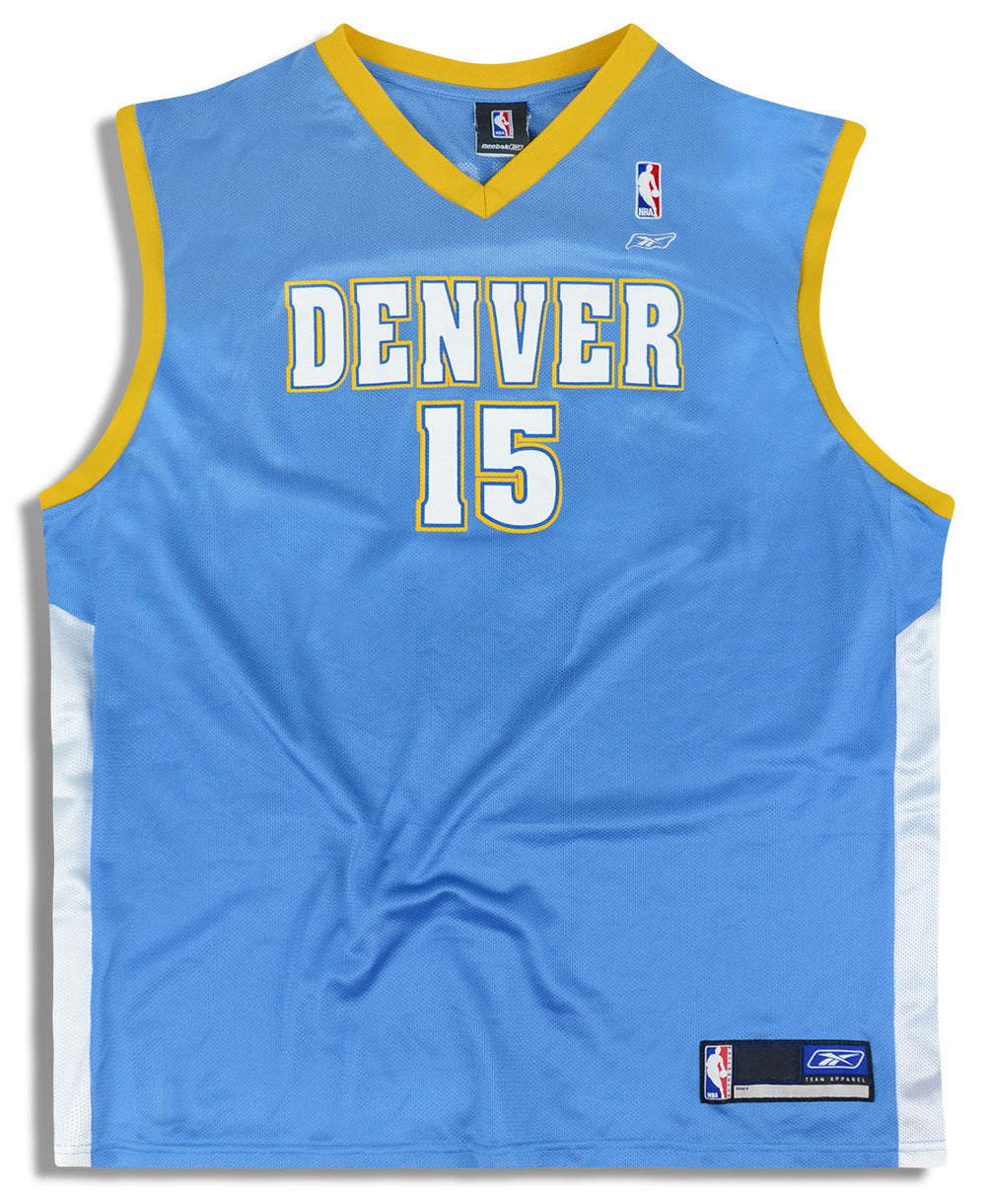 2003-06 Denver Nuggets Anthony #15 Reebok Jersey (Away) Y