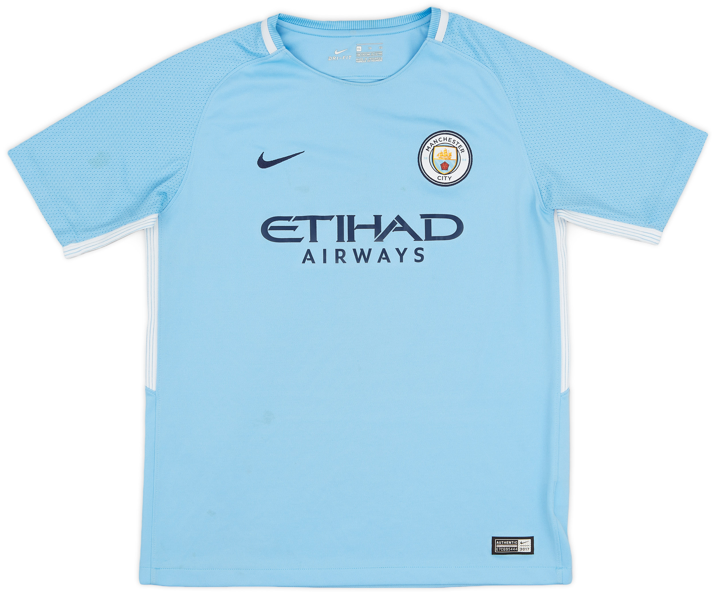 2017-18 Manchester City Home Shirt - 8/10 - (XL.Boys)