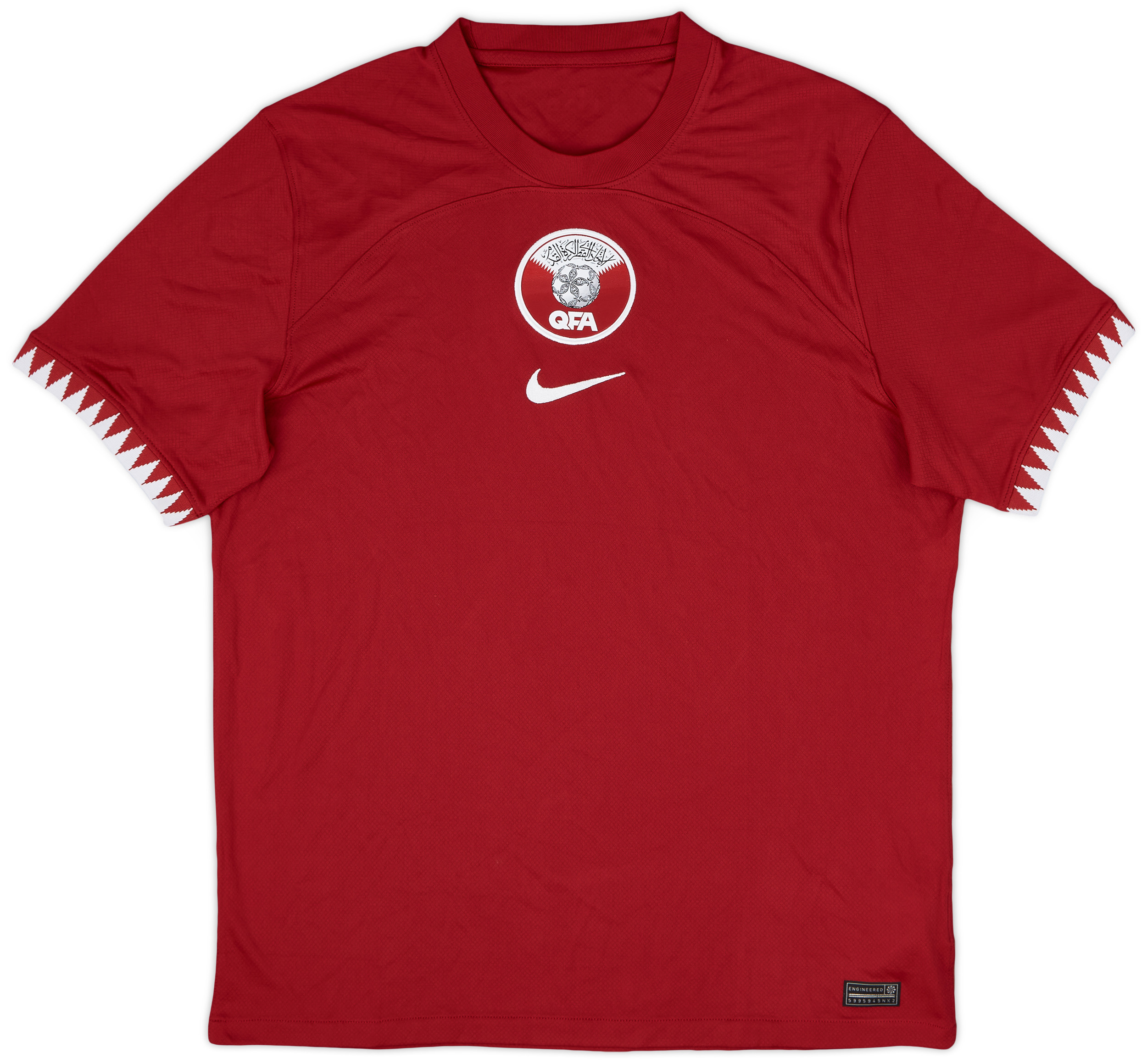 2022-24 Qatar Home Shirt - 9/10 - (L)