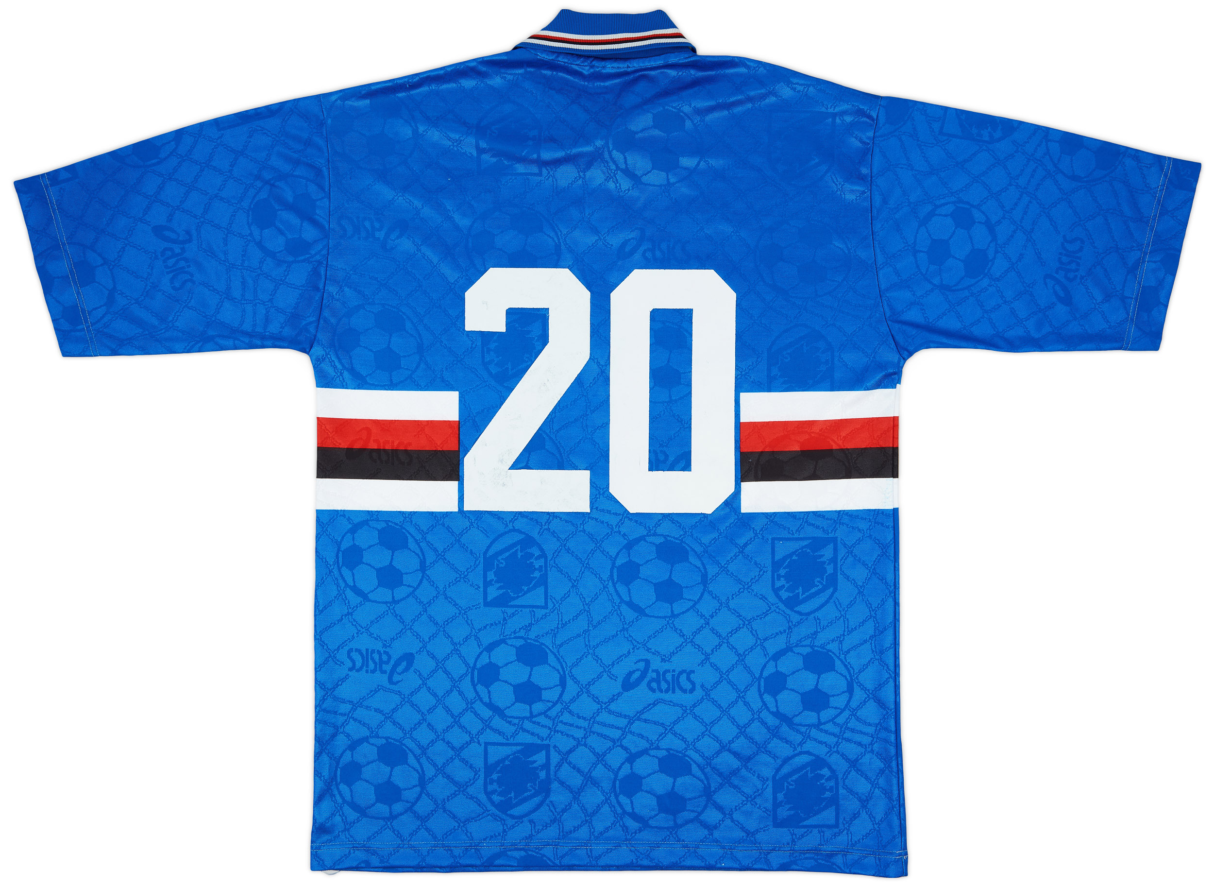 Football uniform/サンプドリア 1995-96 Sampdoria Home Shirt #20 - 9/10 - (XL)