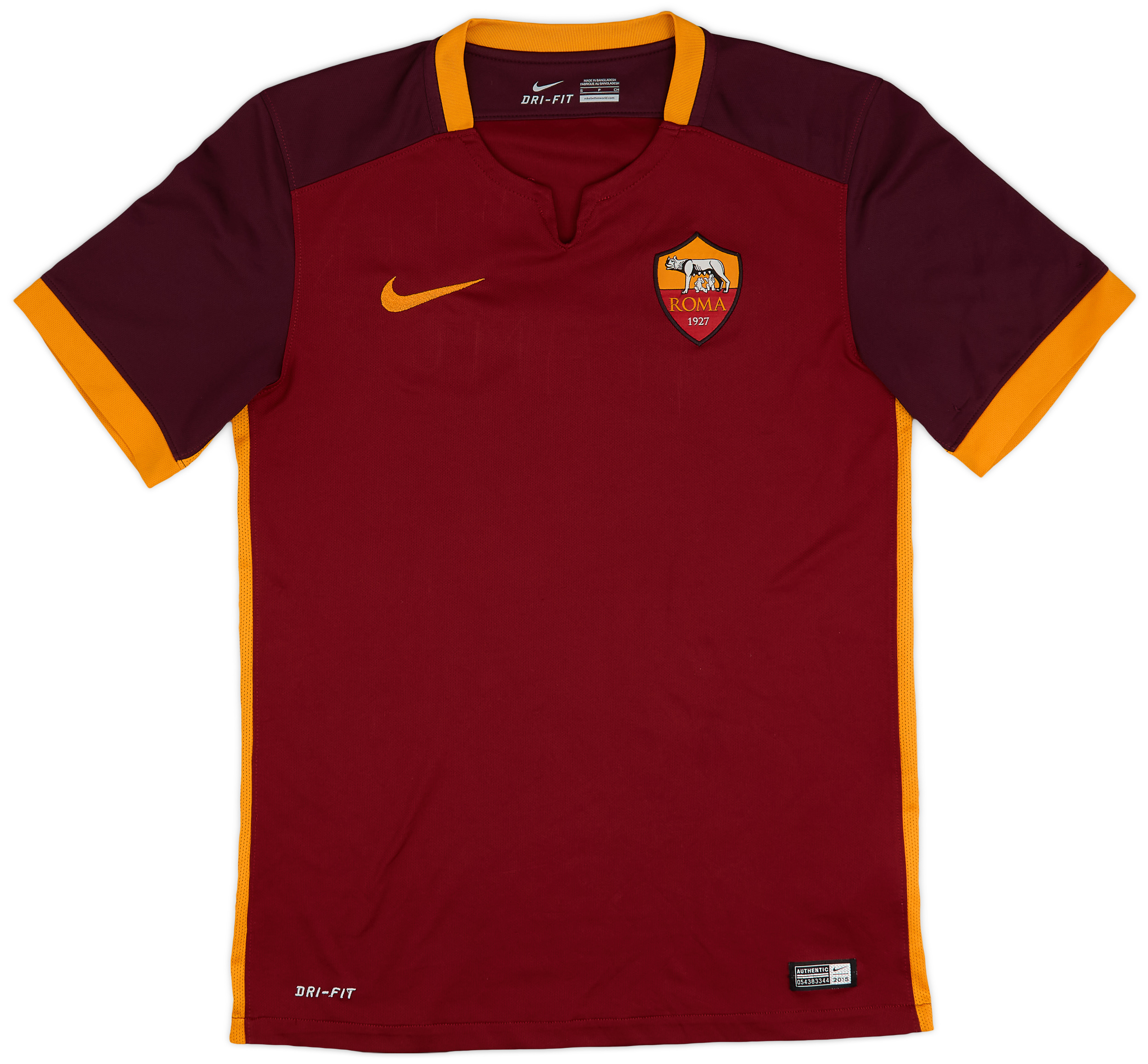 as roma home shirt