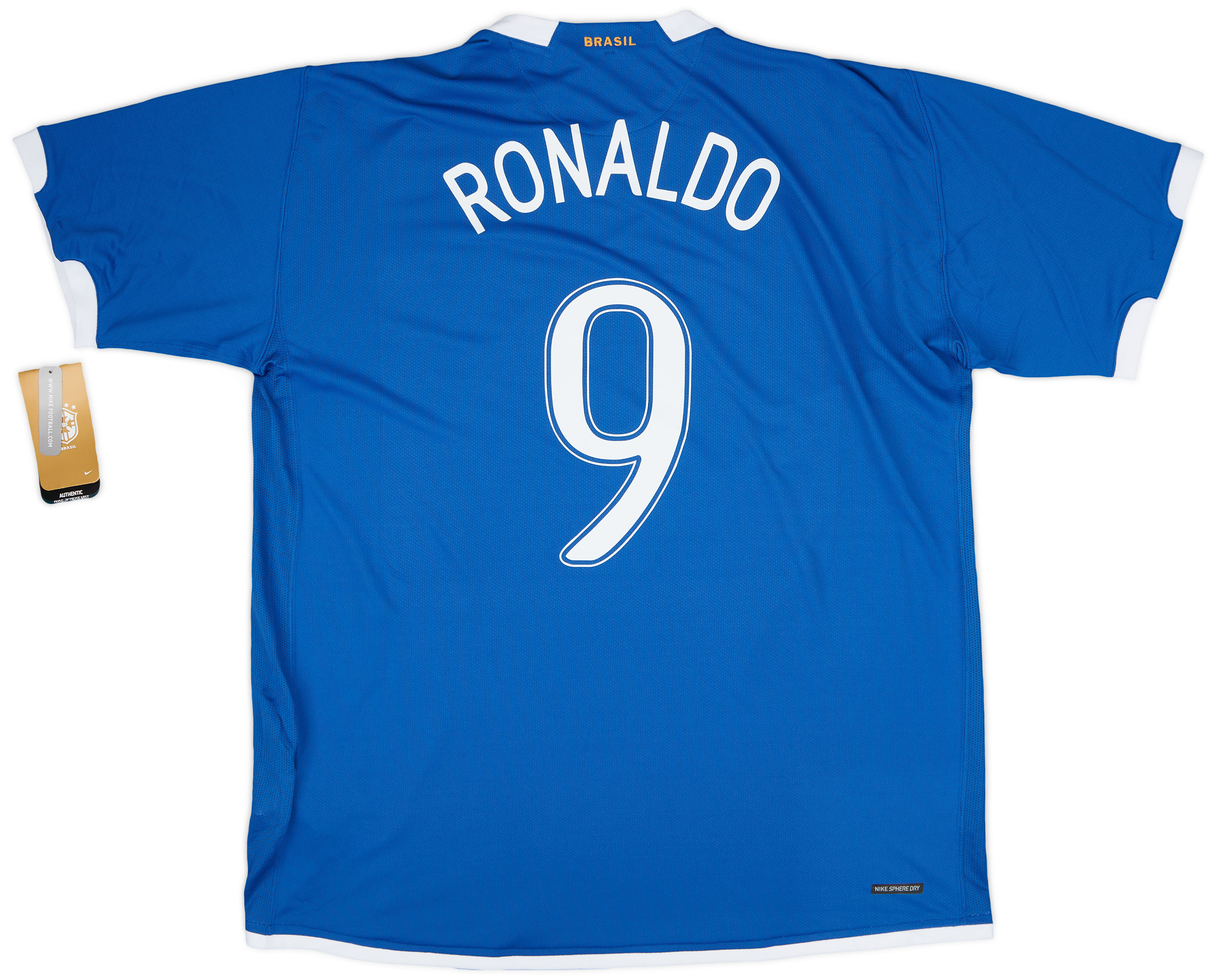 2006-07 Brazil Away Shirt Ronaldo #9 (XXL)