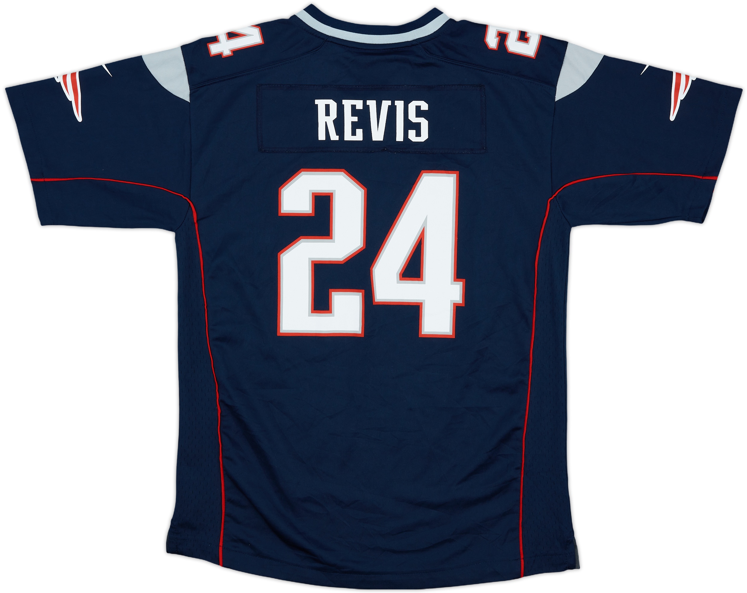 2014 New England Patriots Revis #24 Nike Game Home Jersey
