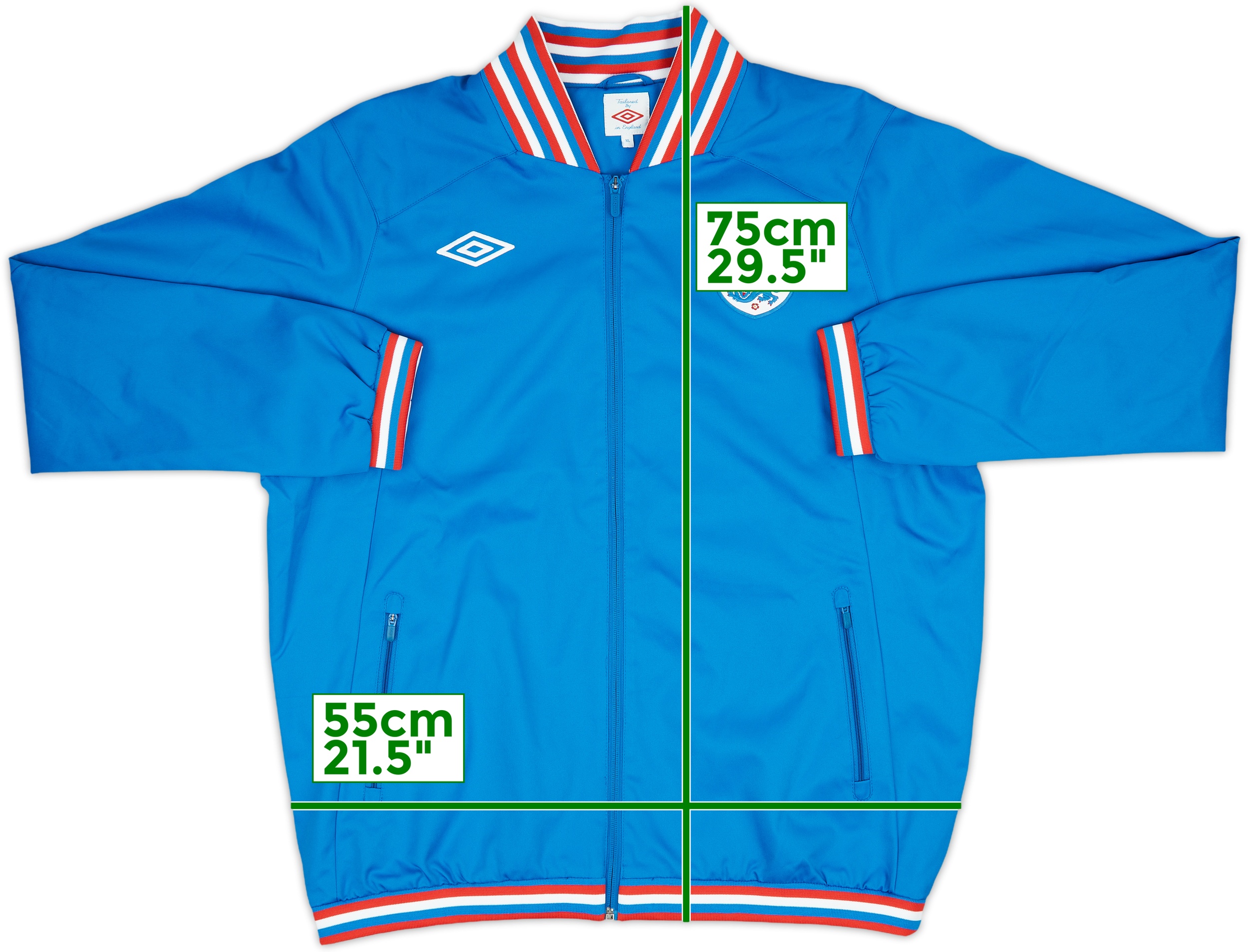 インポート・海外人気ブランド England 2010-11 Umbro (XL) - 8/10 - Jacket Track ウエア