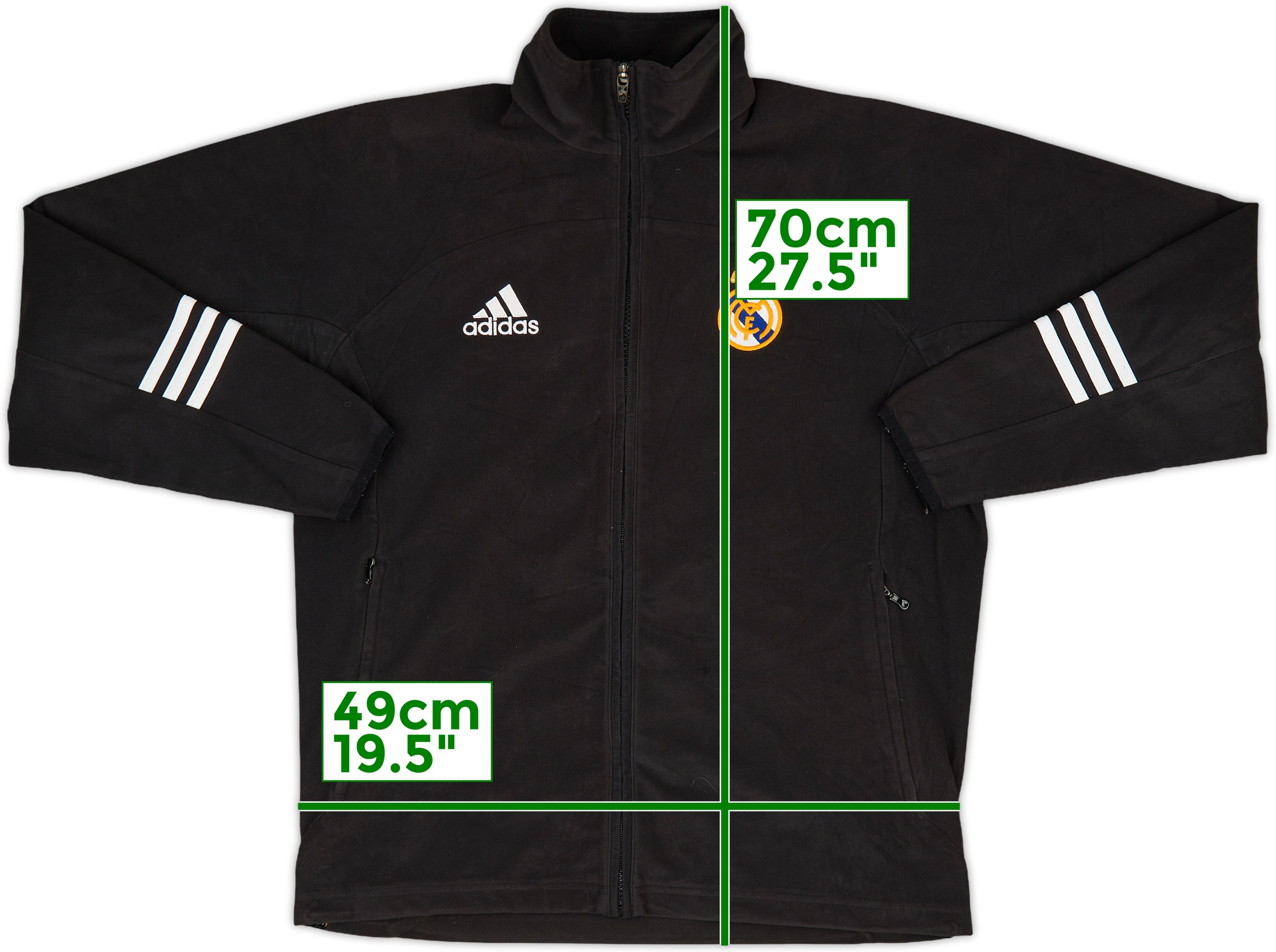 adidas Real Madrid アウェイジャージ SIZE L 2002-03 Real Madrid adidas Track Jacket - 7/10 - (L.Boys)