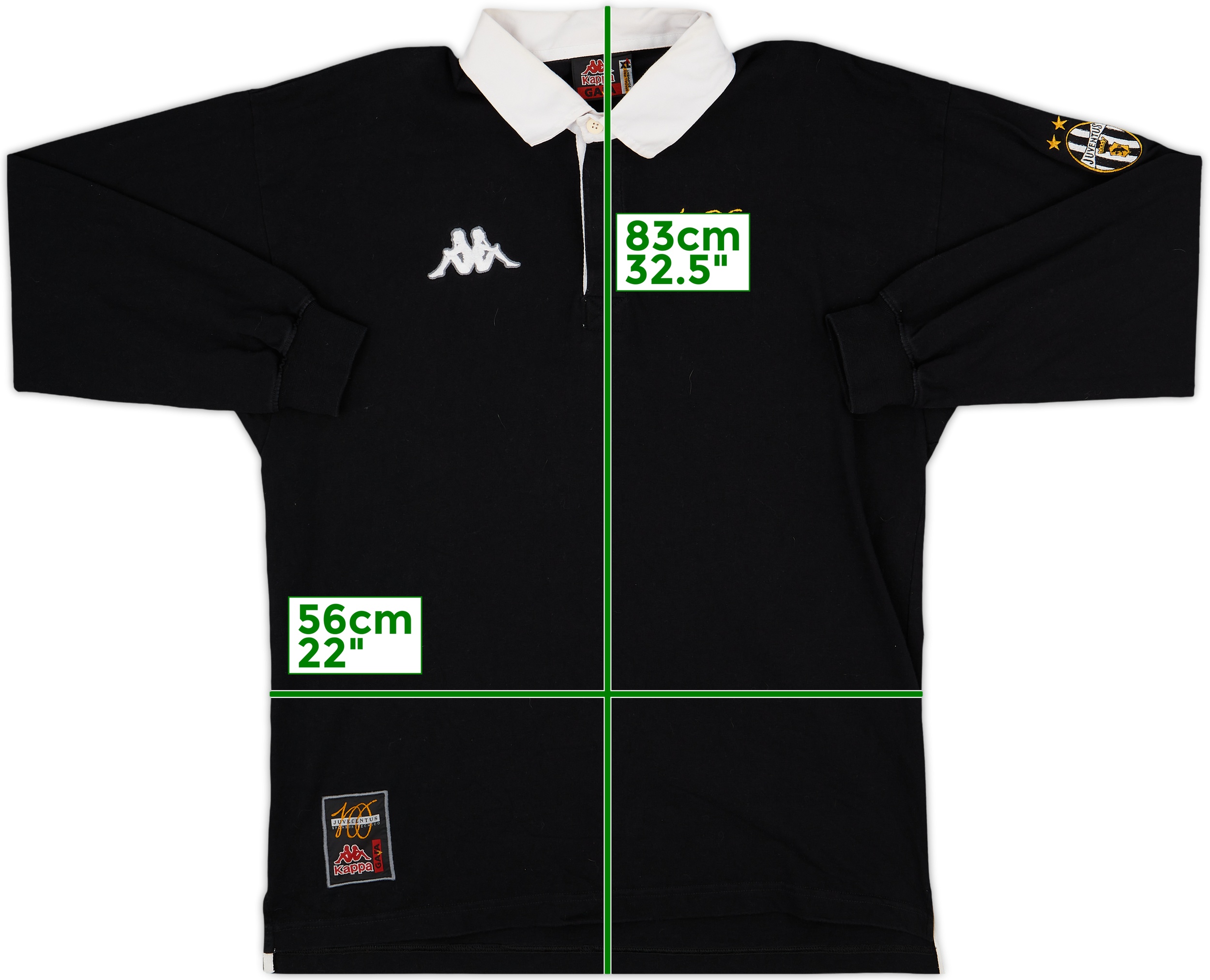 1995-97 Juventus Basic Home Shirt - 8/10 - (XS)