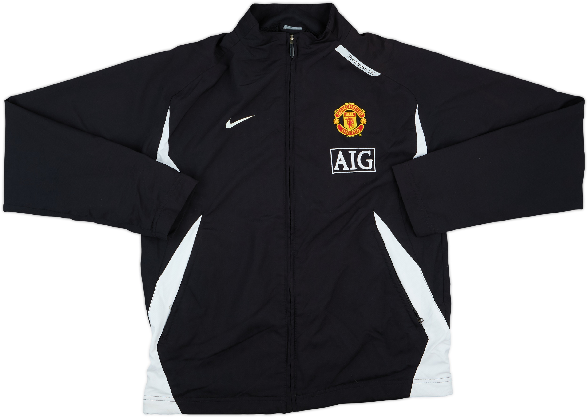 2007-08 Manchester United Nike Track Jacket - 8/10 - (M)