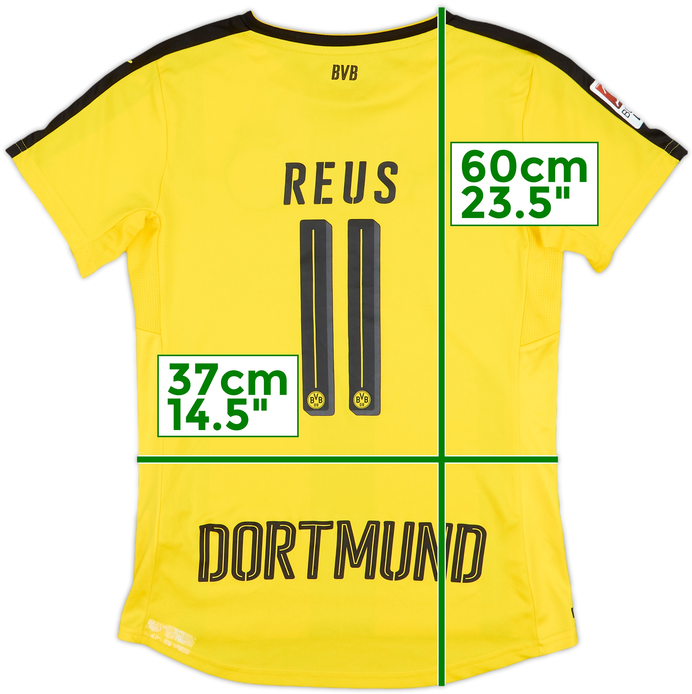 Borussia Dortmund REUS 11 シャツ 2023-24 Borussia Dortmund Authentic Home Shirt Reus #11