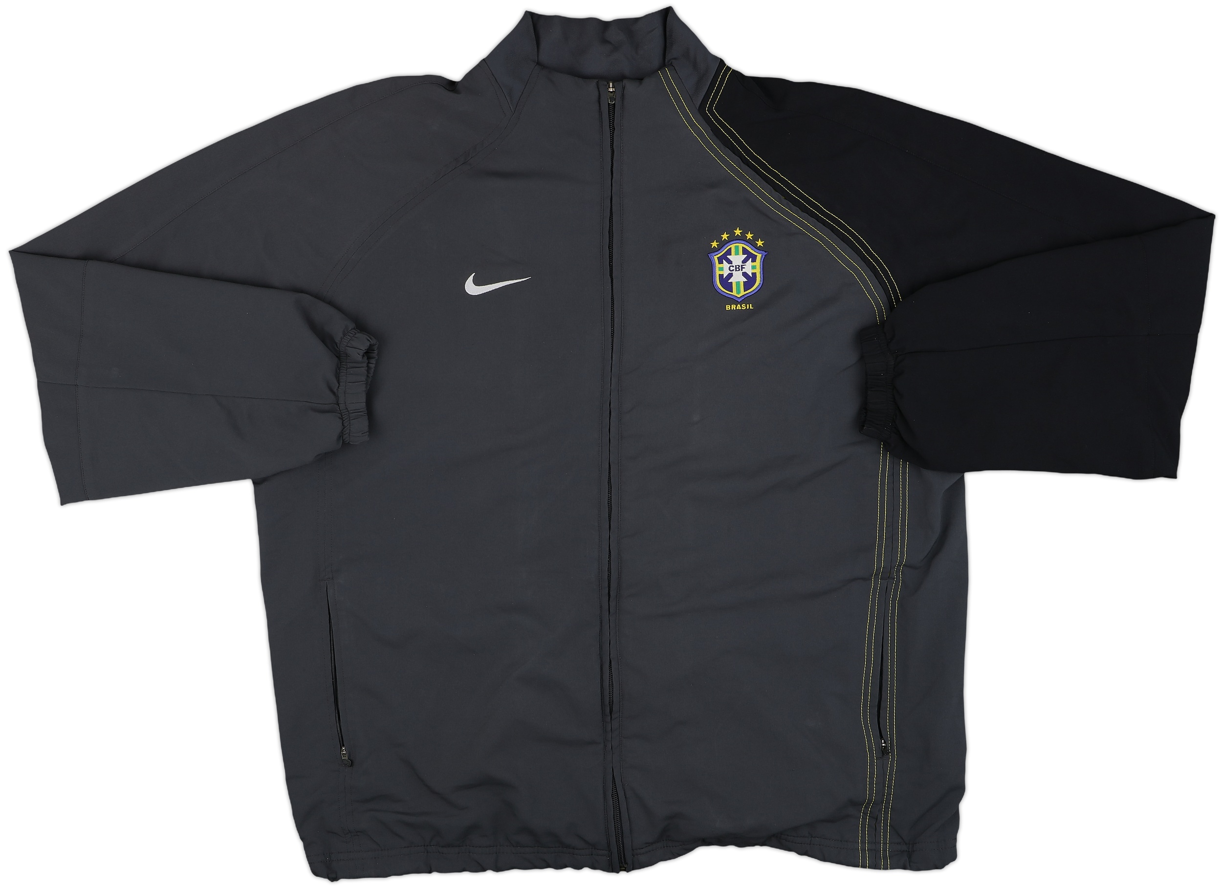 【破格】Nike track jacket ブラジル代表 2006-08 Brazil Nike Track Jacket - 7/10 - (L)