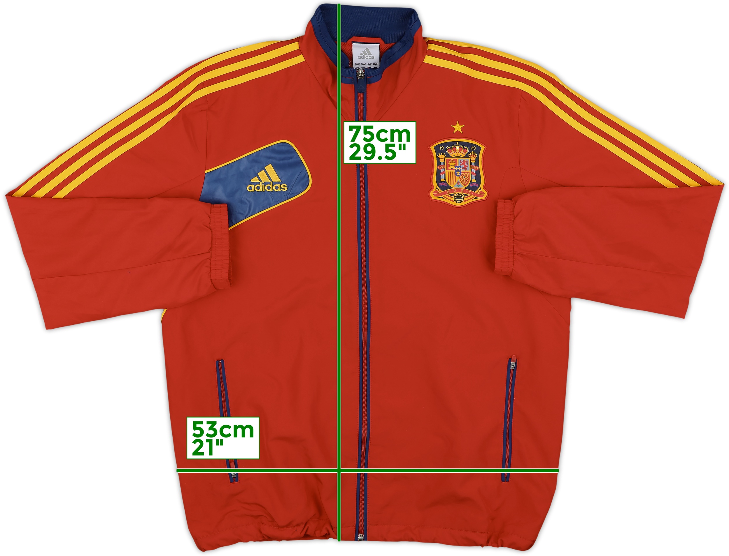 adidas スペイン代表 2011/2012 ナイロントラックジャケット
