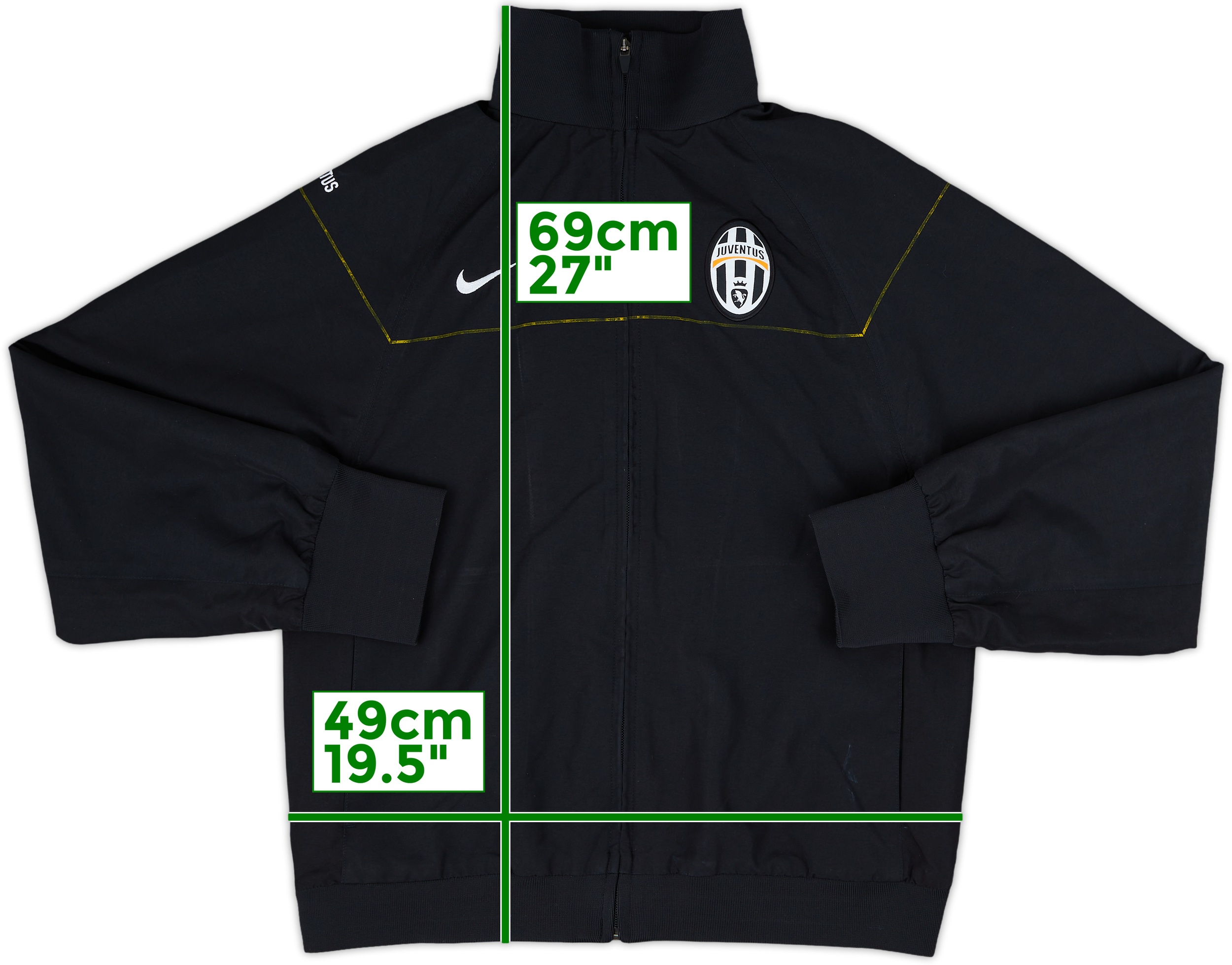Nike Juventus ナイロンジャケット Japan Used Fashion] 00S Nike Juventus Nylon Jacket Football