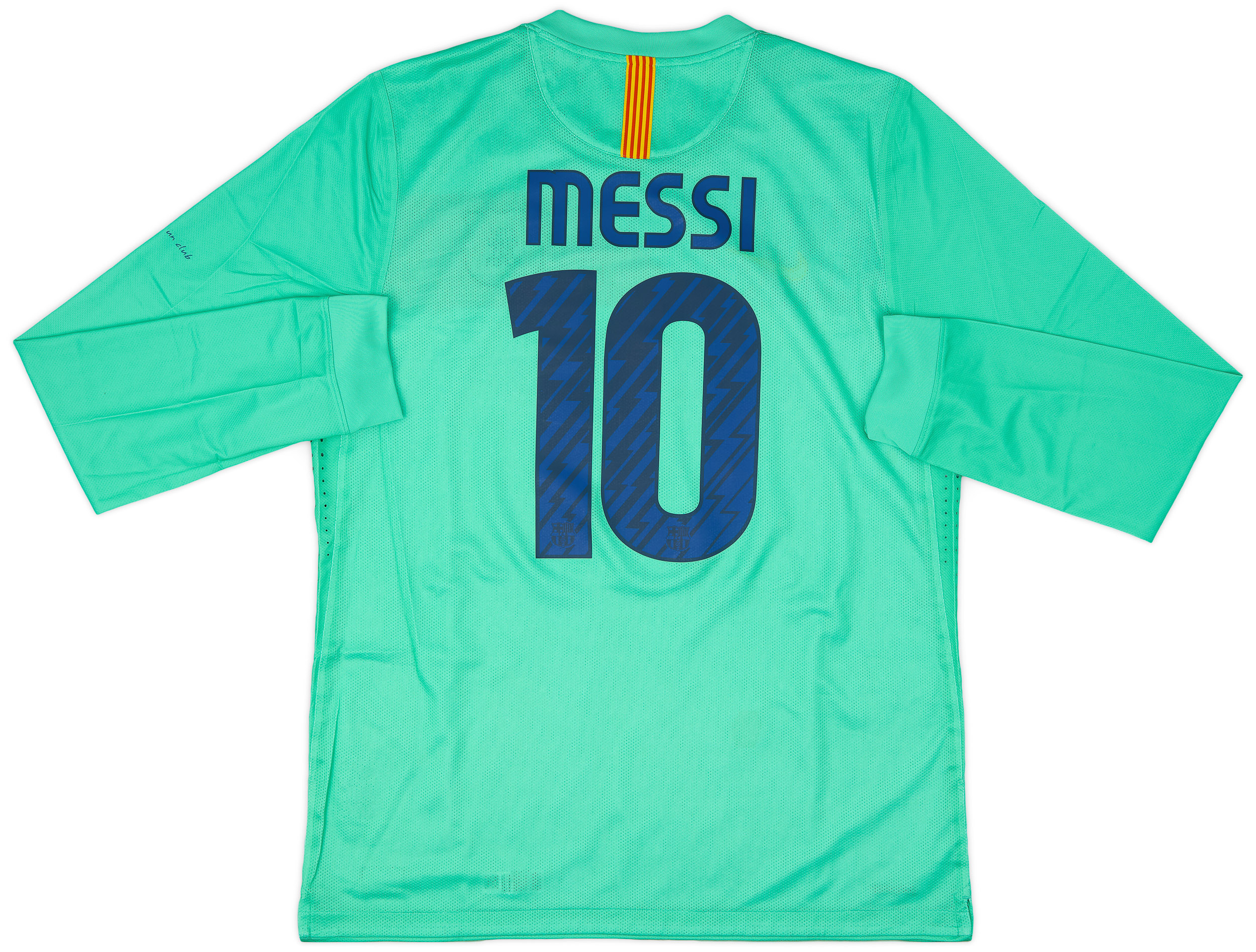 激安の Shirt L/S Away Issue Player Barcelona 2010-11 Messi (XL) #10 ウェア