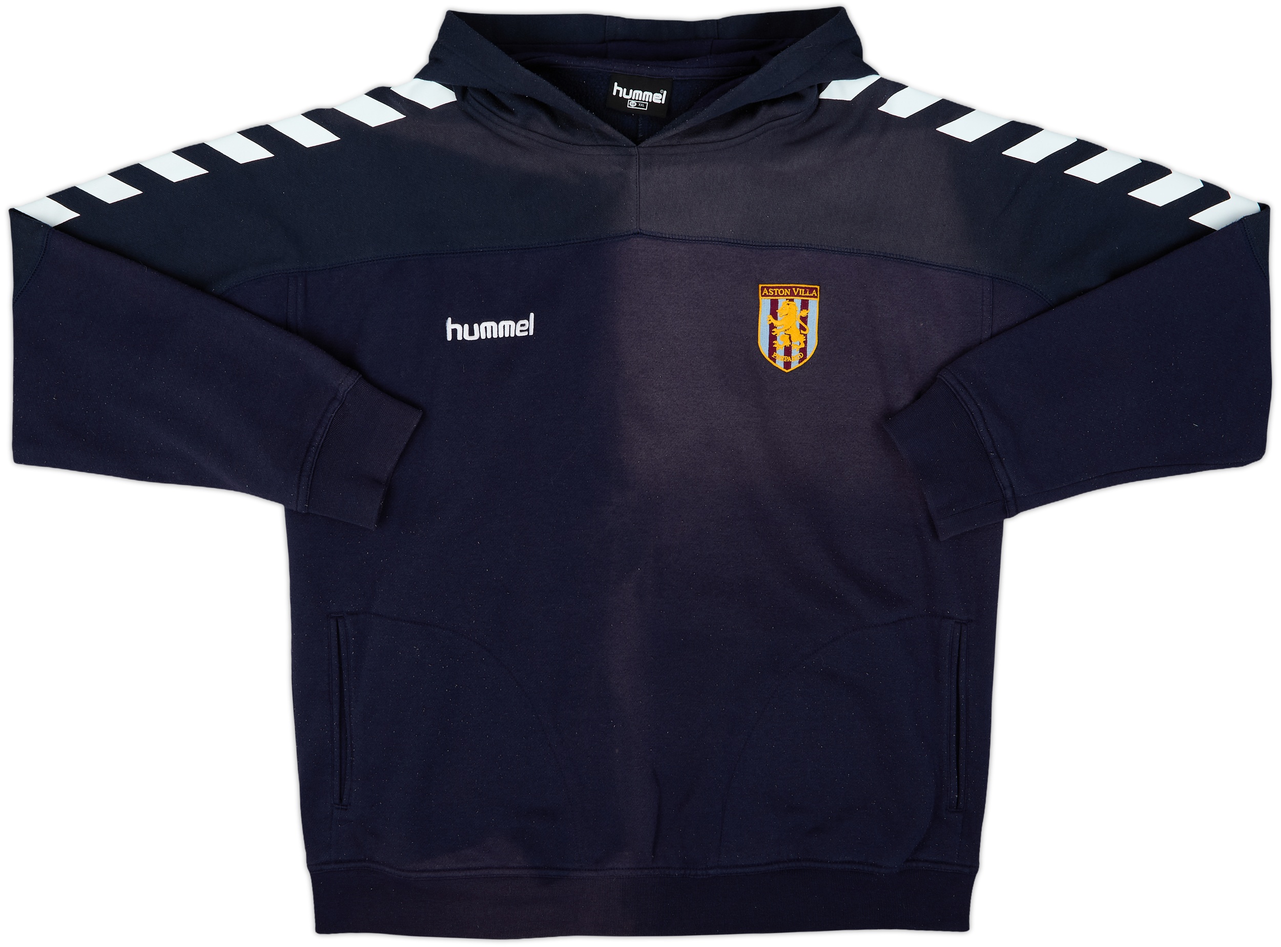 2006-07 Aston Villa Hummel Hooded Sweat Top - 4/10 - (XXL)