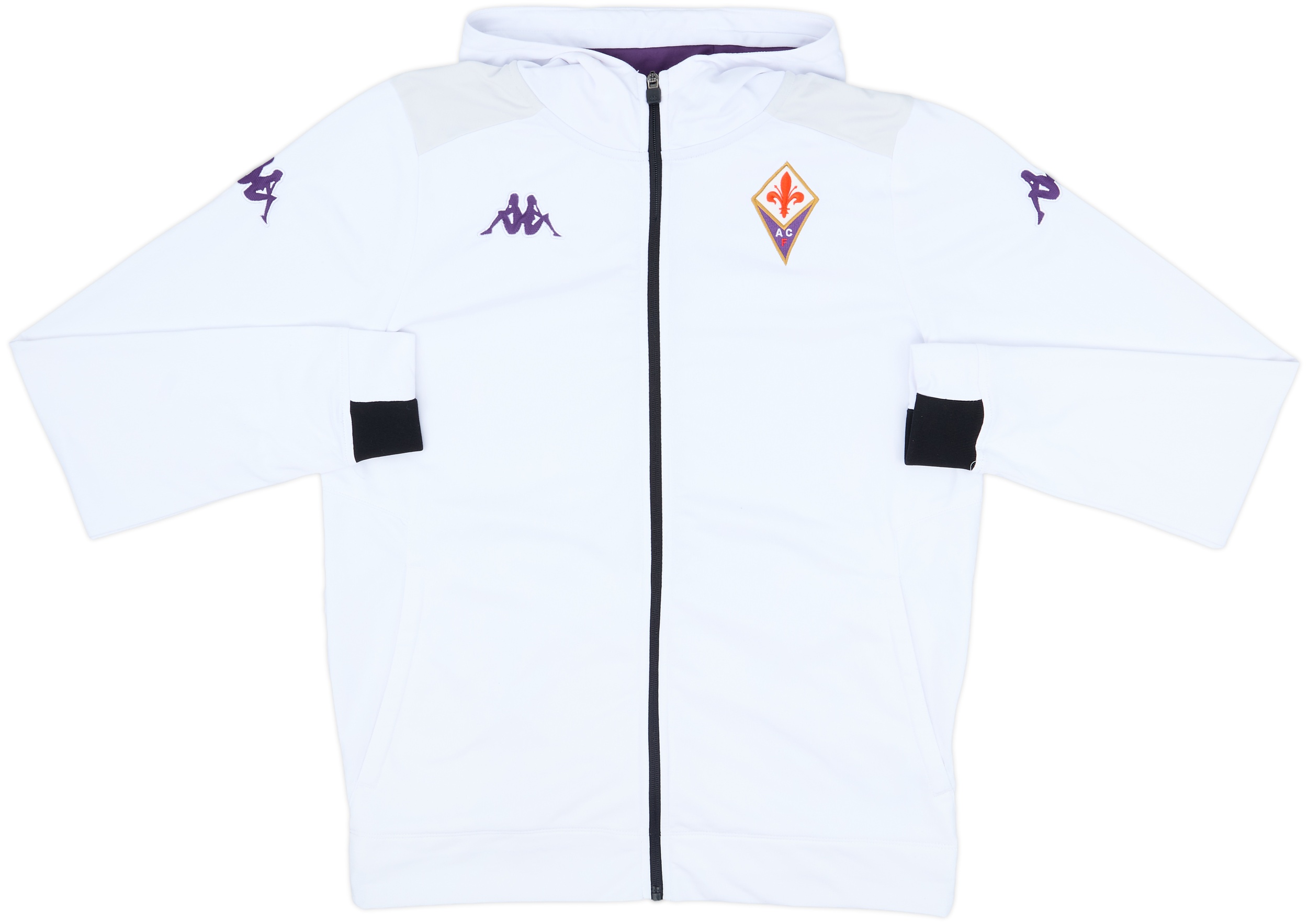 21/22 フィオレンティーナ ダウンジャケット　fiorentina 2021-22 Fiorentina Kappa Hooded Track Jacket - 7/10 - (L)