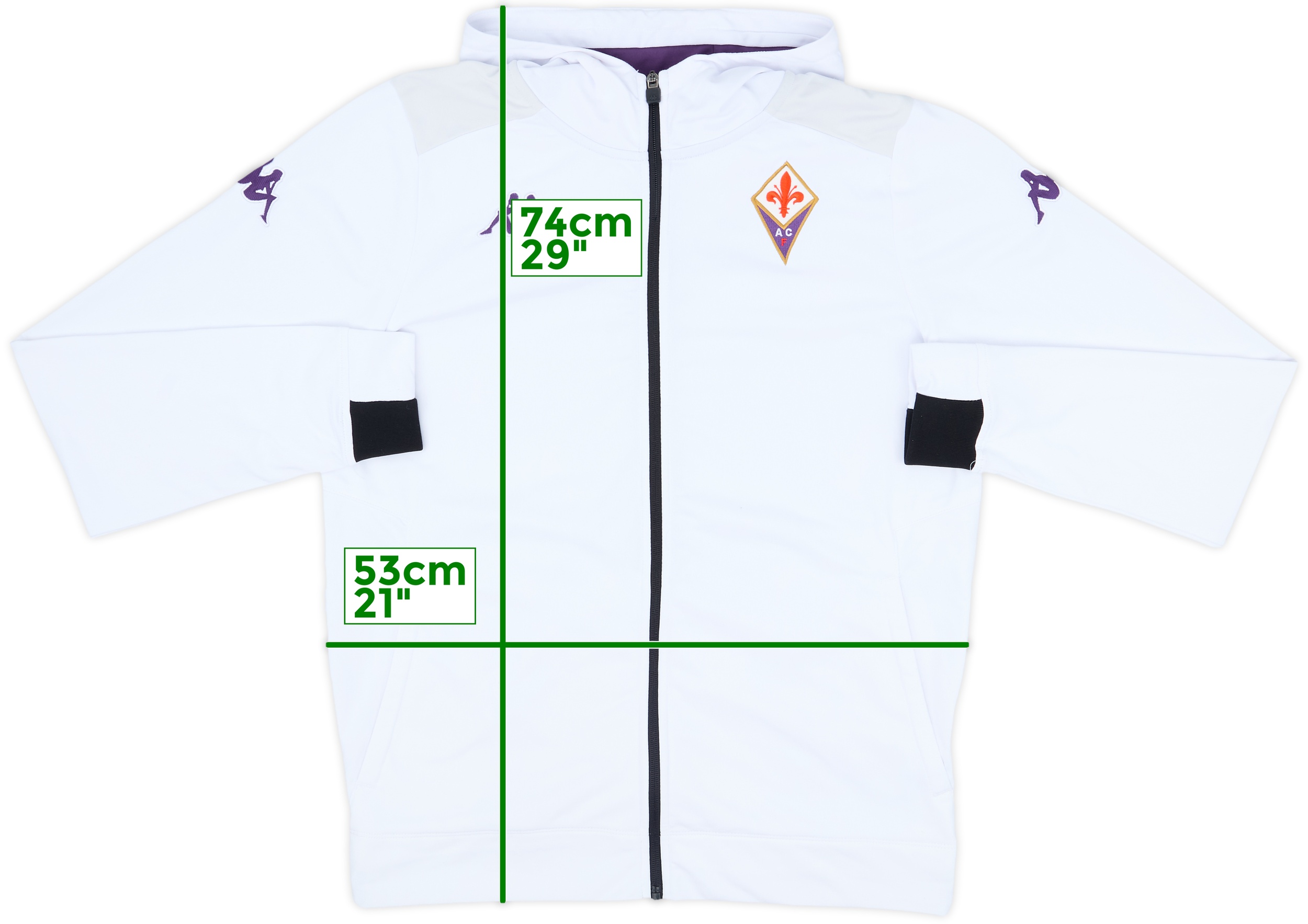 期間限定セール Hooded Kappa Fiorentina 2021-22 Track (L) - 7/10 - Jacket ウェア