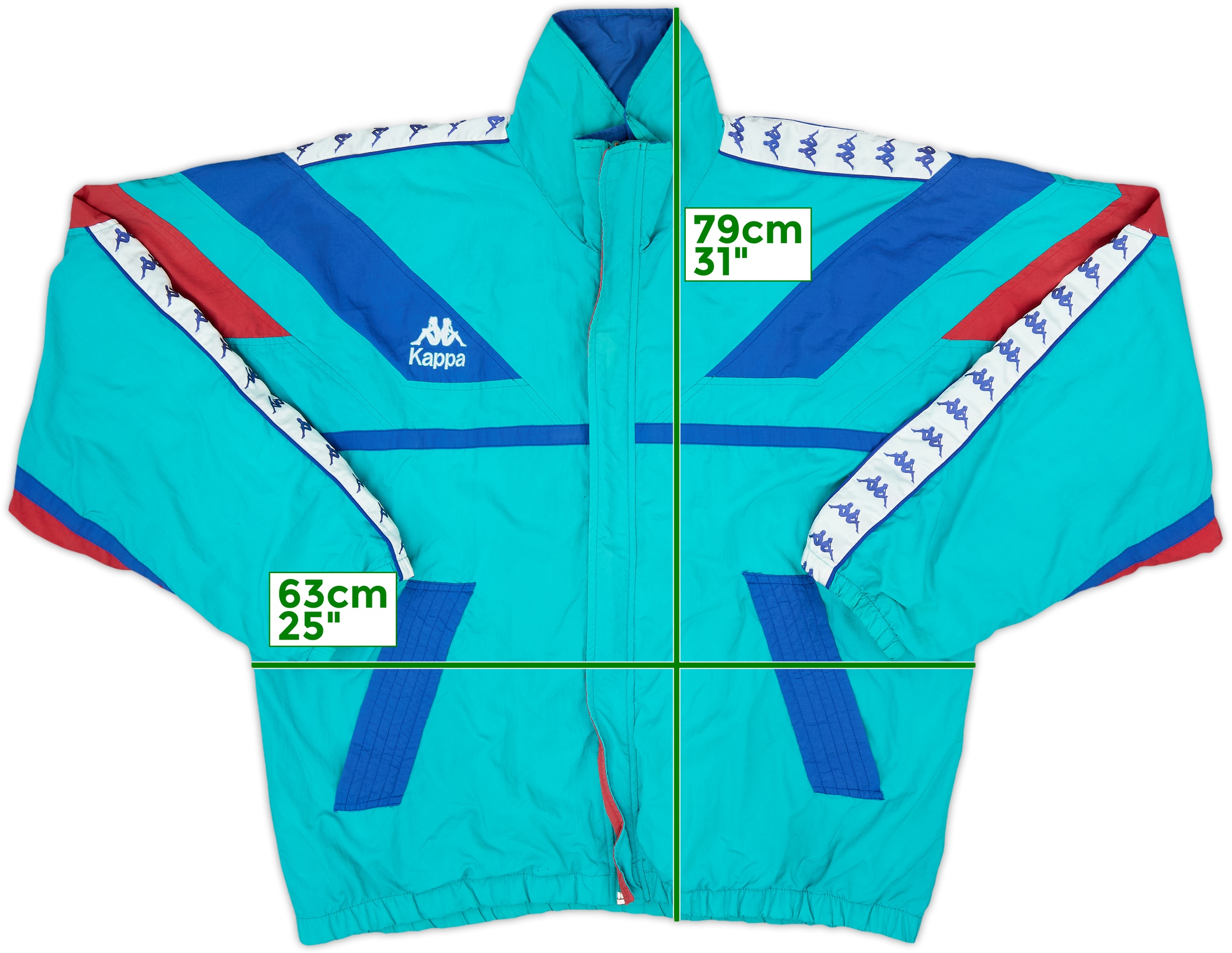 Kappa FC Barcelona 1992 ジャケット　ロマーリオ　クライフ 1992-95 Barcelona Kappa Track Jacket - 8/10 - (XL)