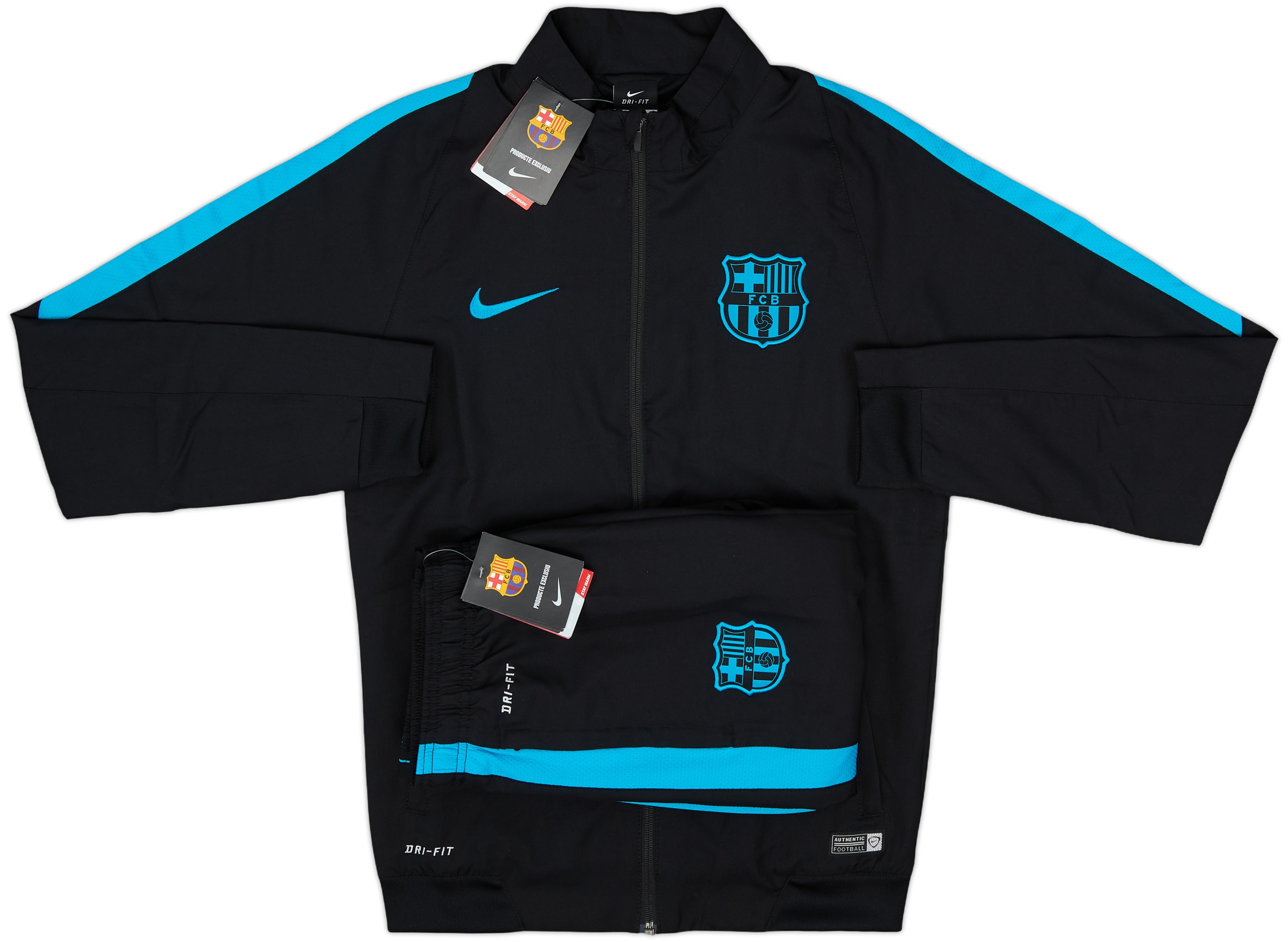 2015-16 Barcelona Nike Full Tracksuit (S)