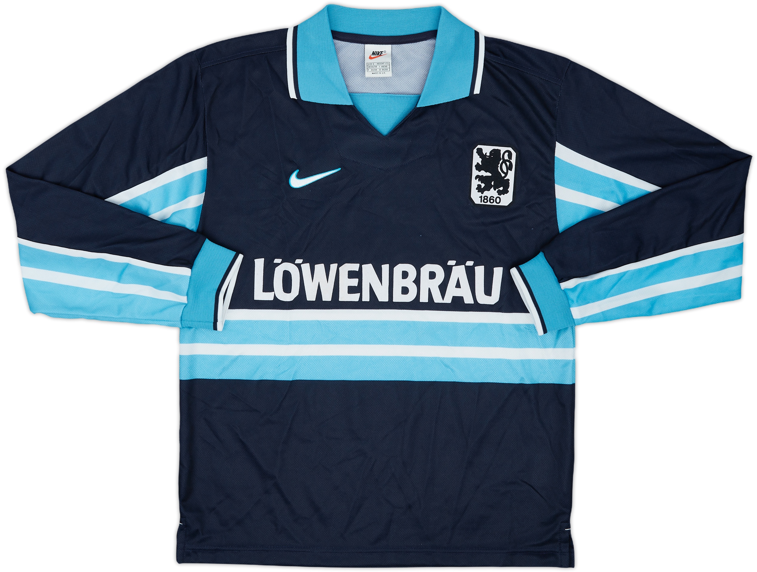 Nike 1860ミュンヘン97/98ホームシャツ Lサイズ 未使用品 NIKE - NIKE TSV1860ミュンヘン ユニフォーム 銀タグ 90s 97/98