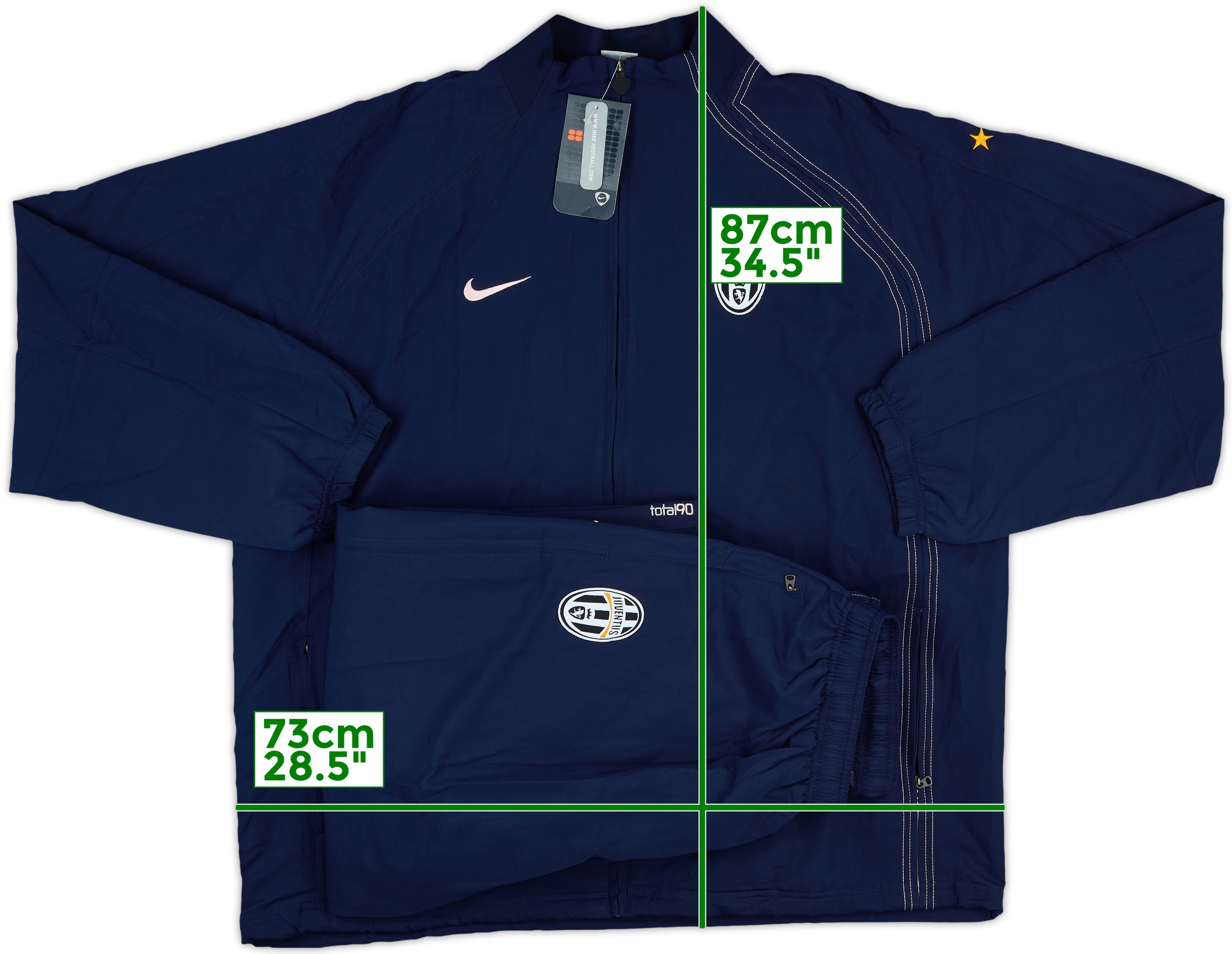 2004-05 Juventus Nike Sweat Top (XXL)