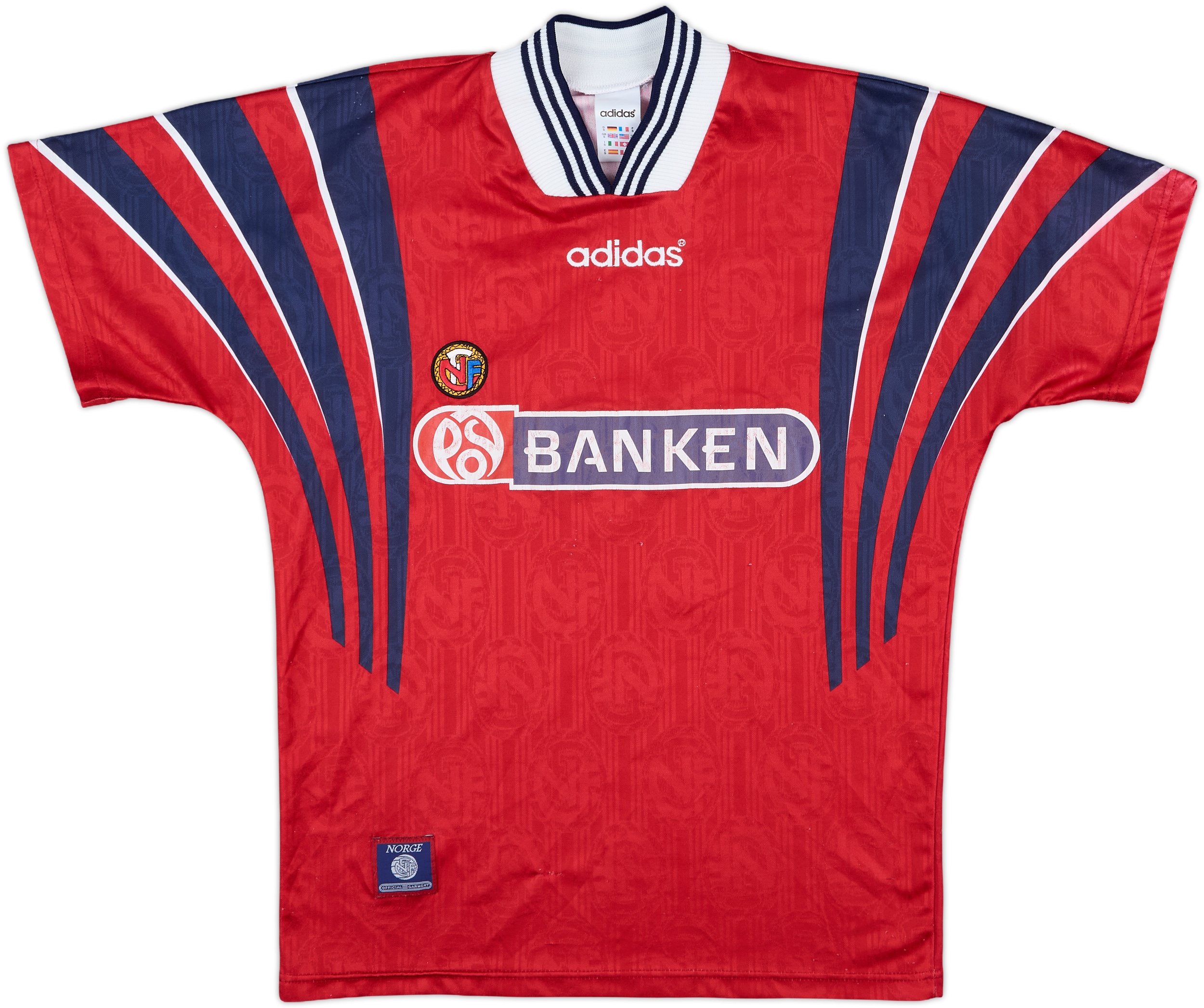 1996-97 Norway Player Issue Training/Home Shirt #7 - 8/10 - (S)