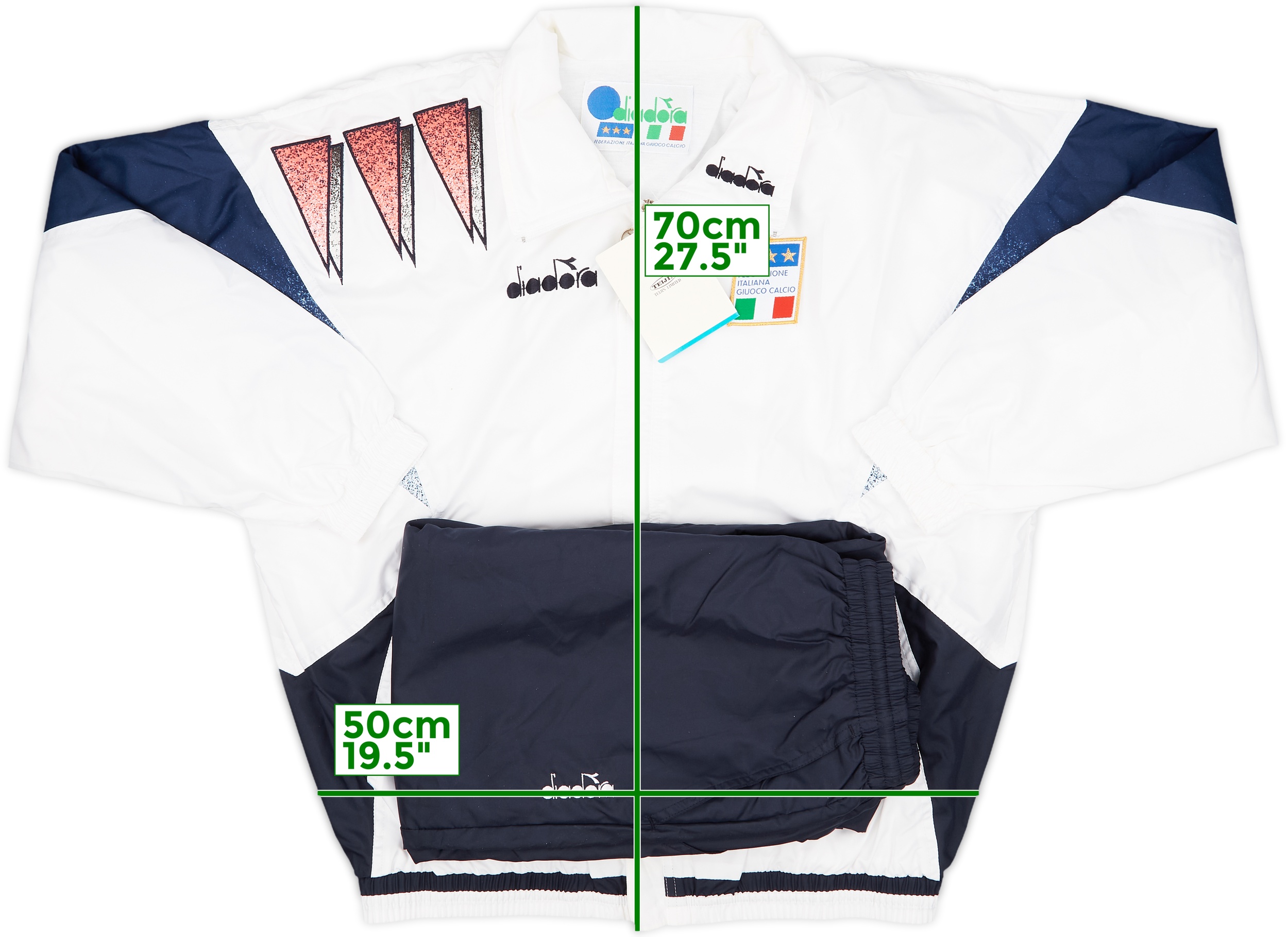 1992-94 Italy Diadora Full Tracksuit (M)