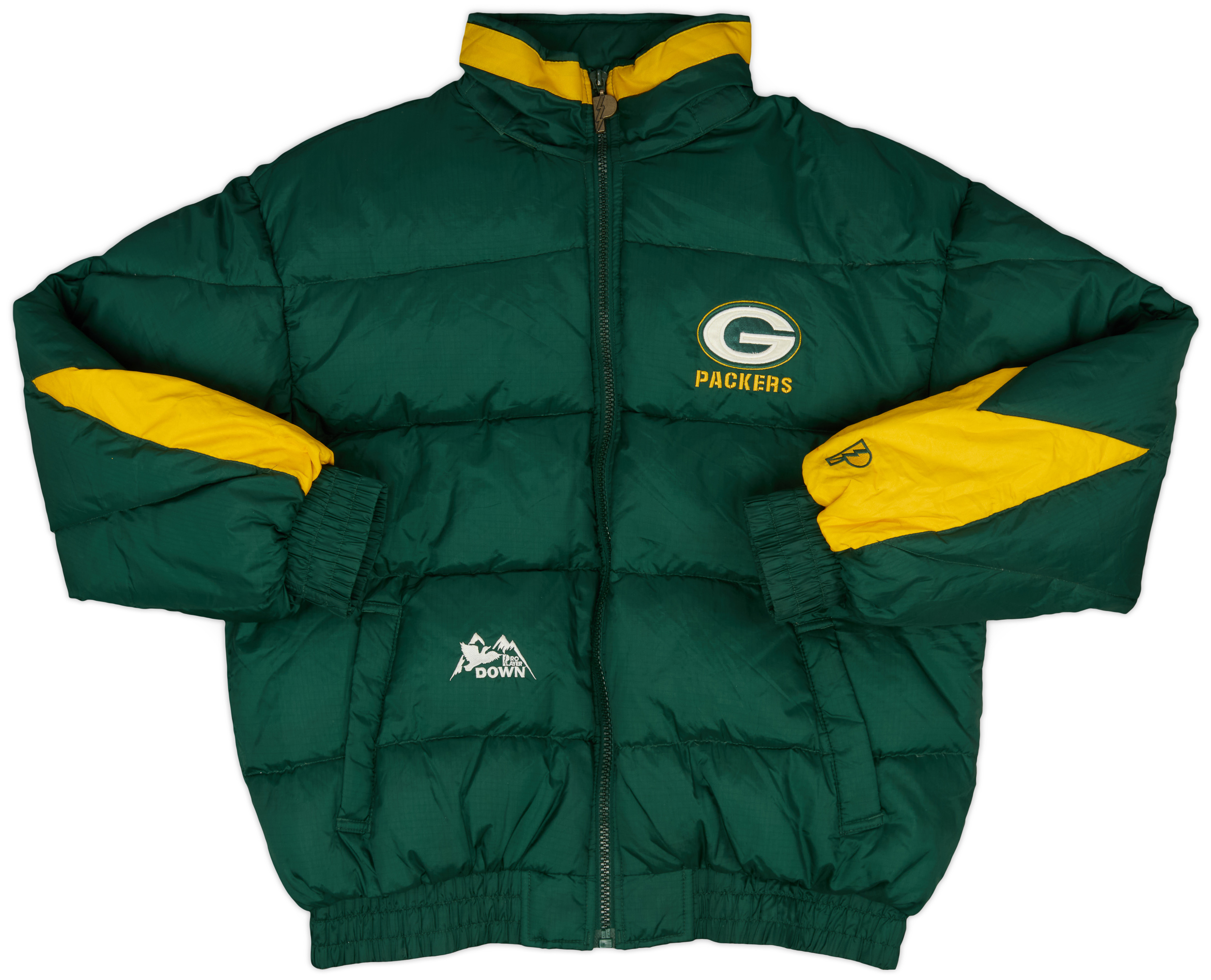 1990s Green Bay Packers Pro Player Rain Coat - 8/10 - (L) 1990s Green Bay Packers Pro Player Rain Coat - 8/10 - (L)