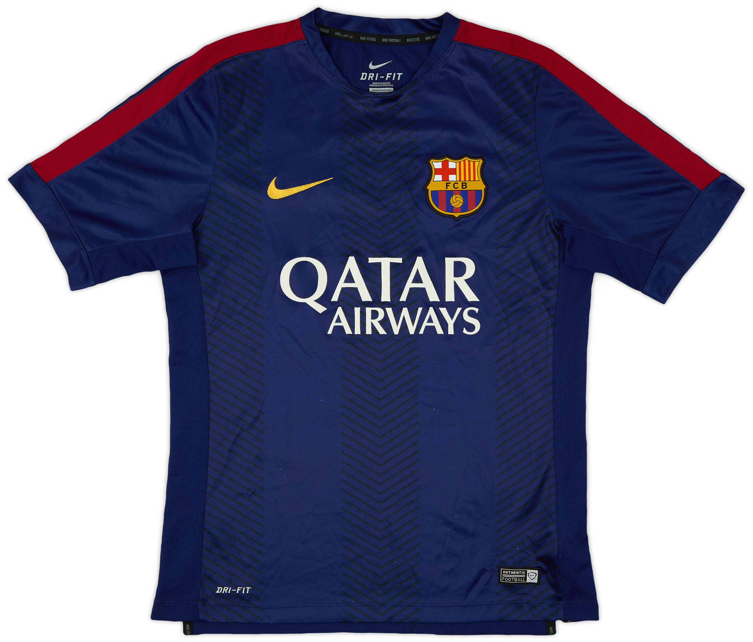 2015 Nike Authentic Dri-fit S BARCELONA FCB Soccer Replica