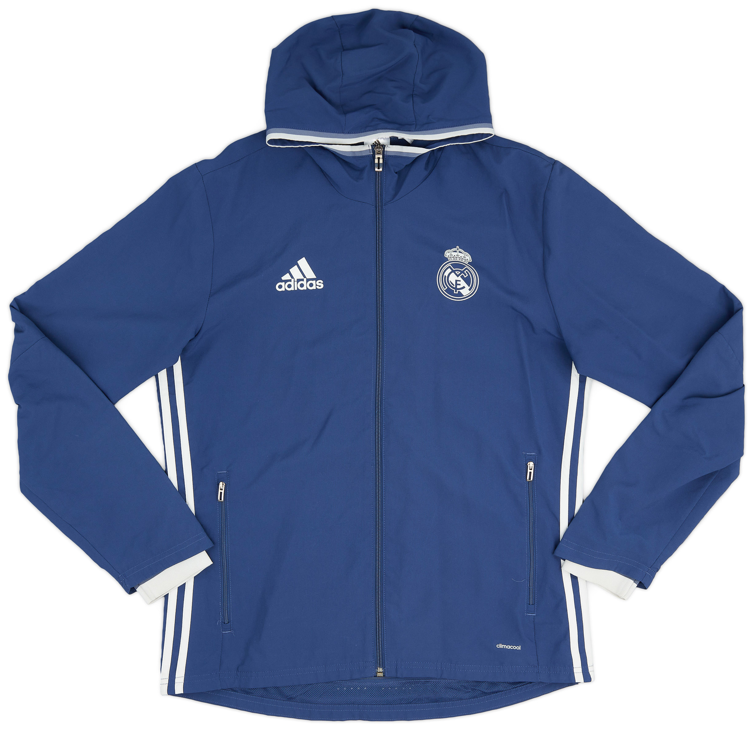 Real Madrid 2015 2016 Jacket Sudadera Adidas Sweatshirt Training Size Men  XS