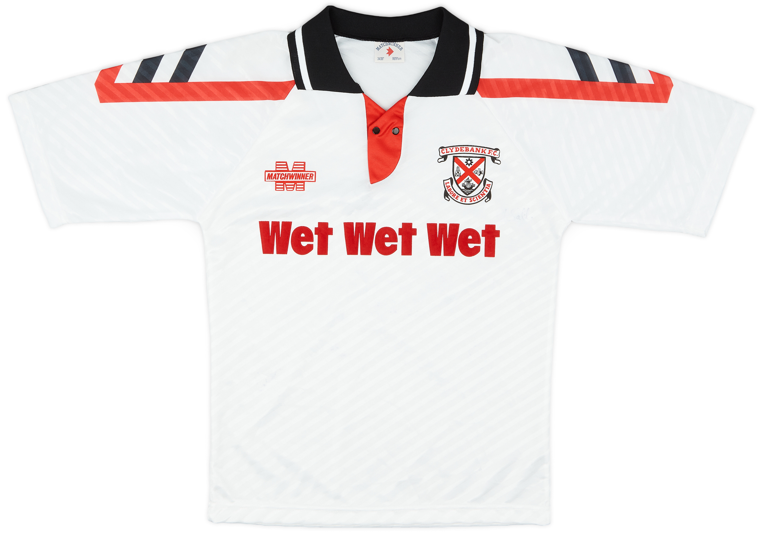 1993-95 Clydebank Home Shirt - 6/10 - (S)