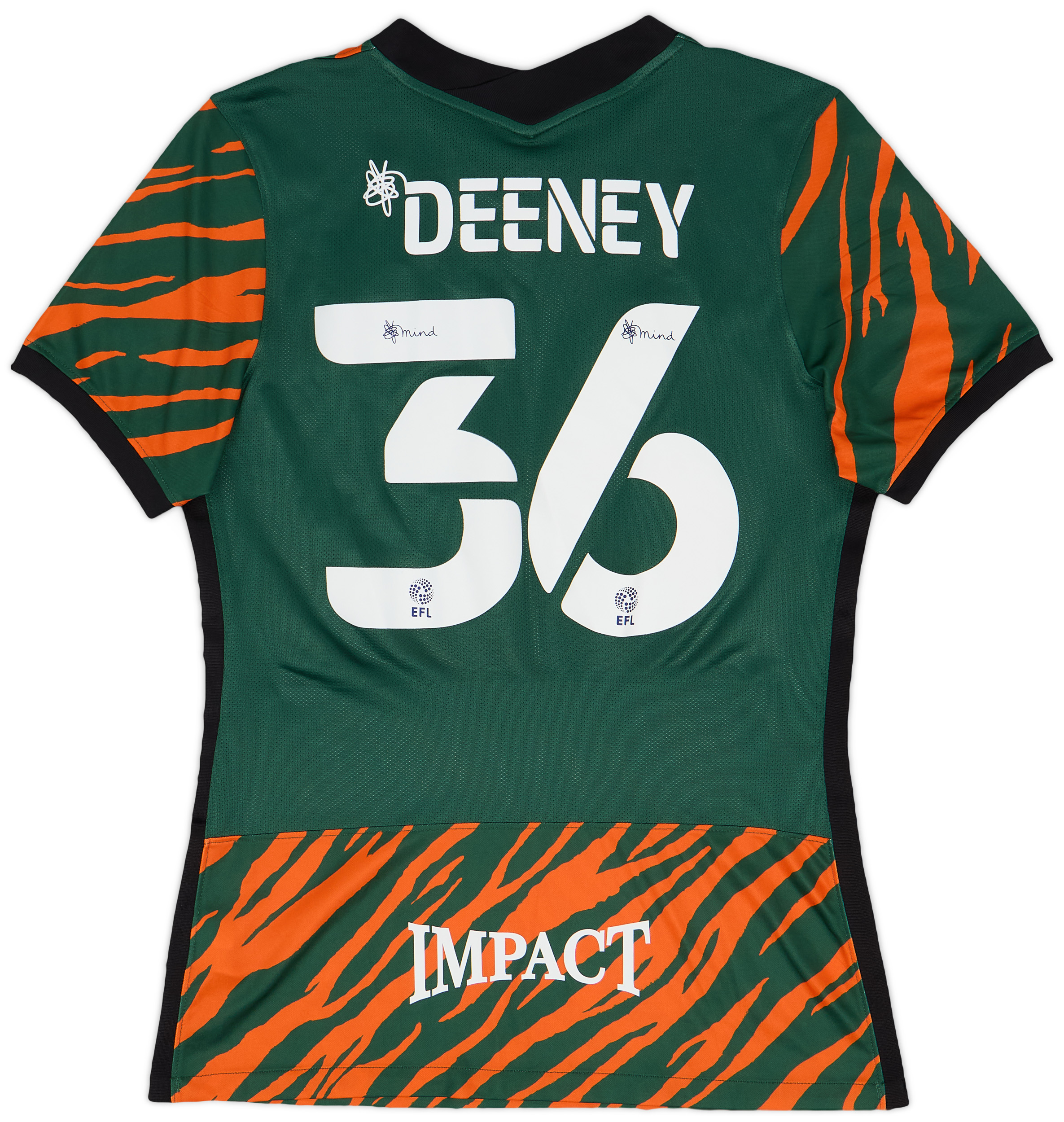 2021-22 Birmingham Third Shirt Deeney #36 - 8/10 - (L)