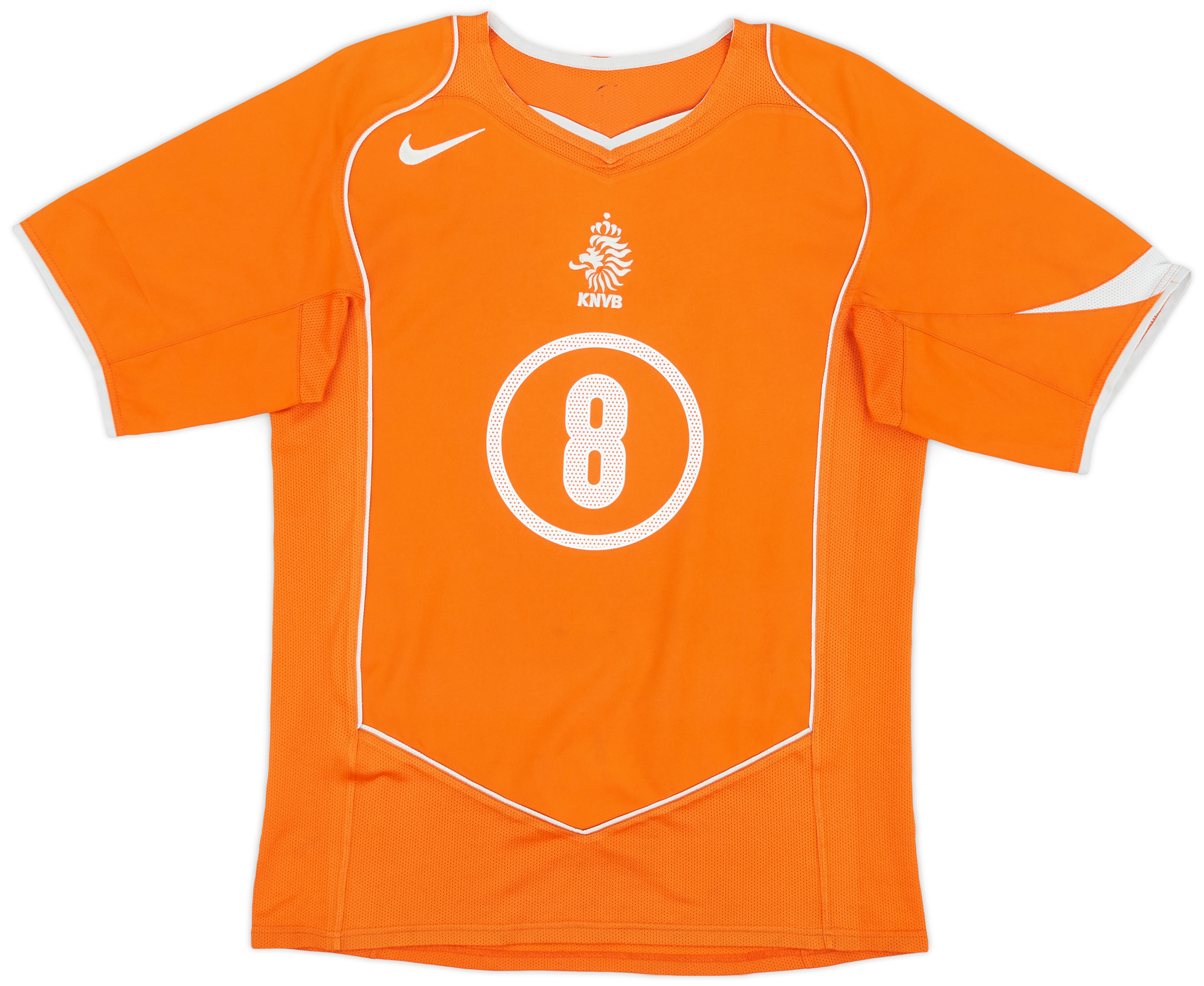 Dutchえす 2002-04 Netherlands Home Shirt Davids #12 - 8/10 - (L)