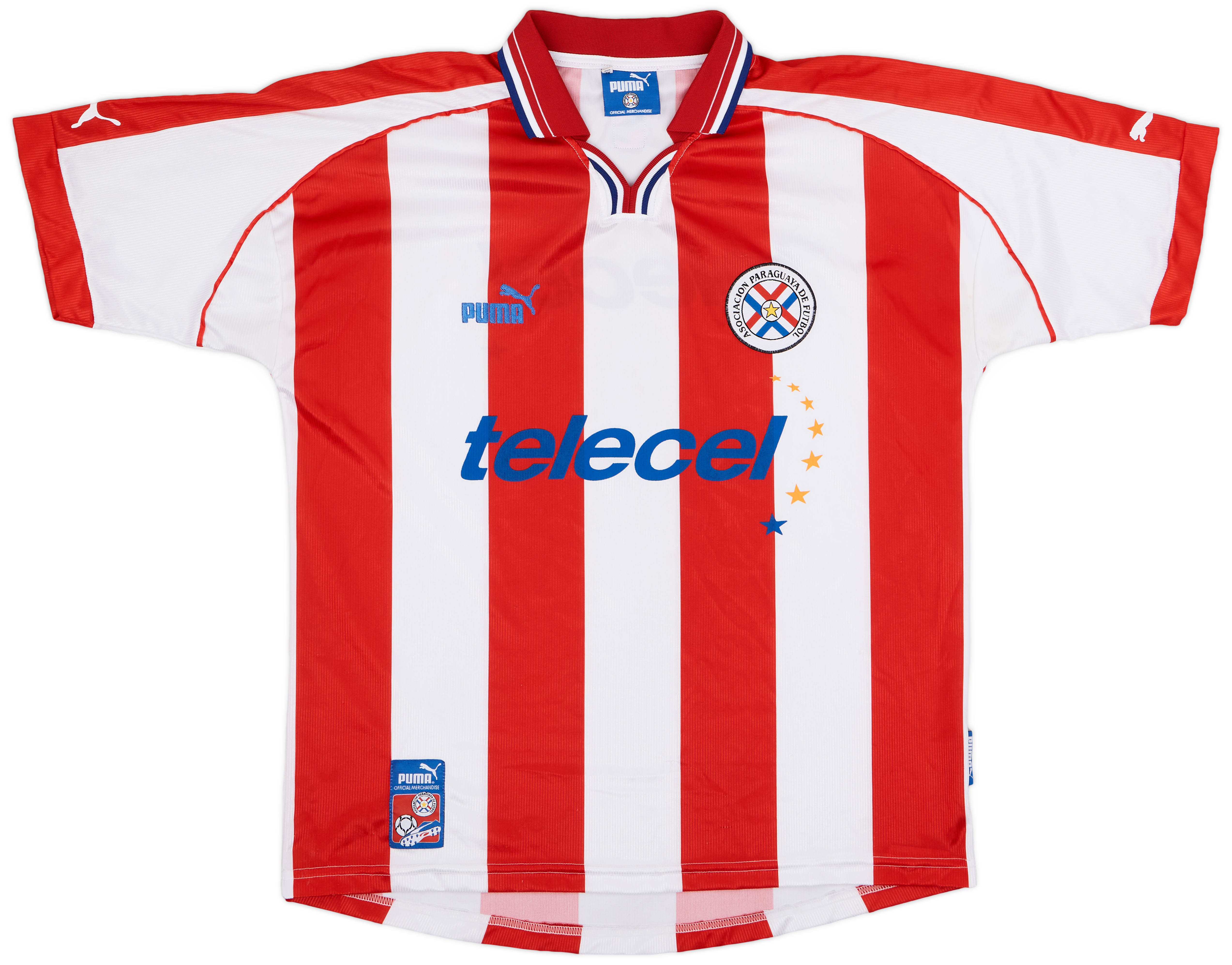 2000-02 Paraguay Home Shirt - 9/10 - (XL)
