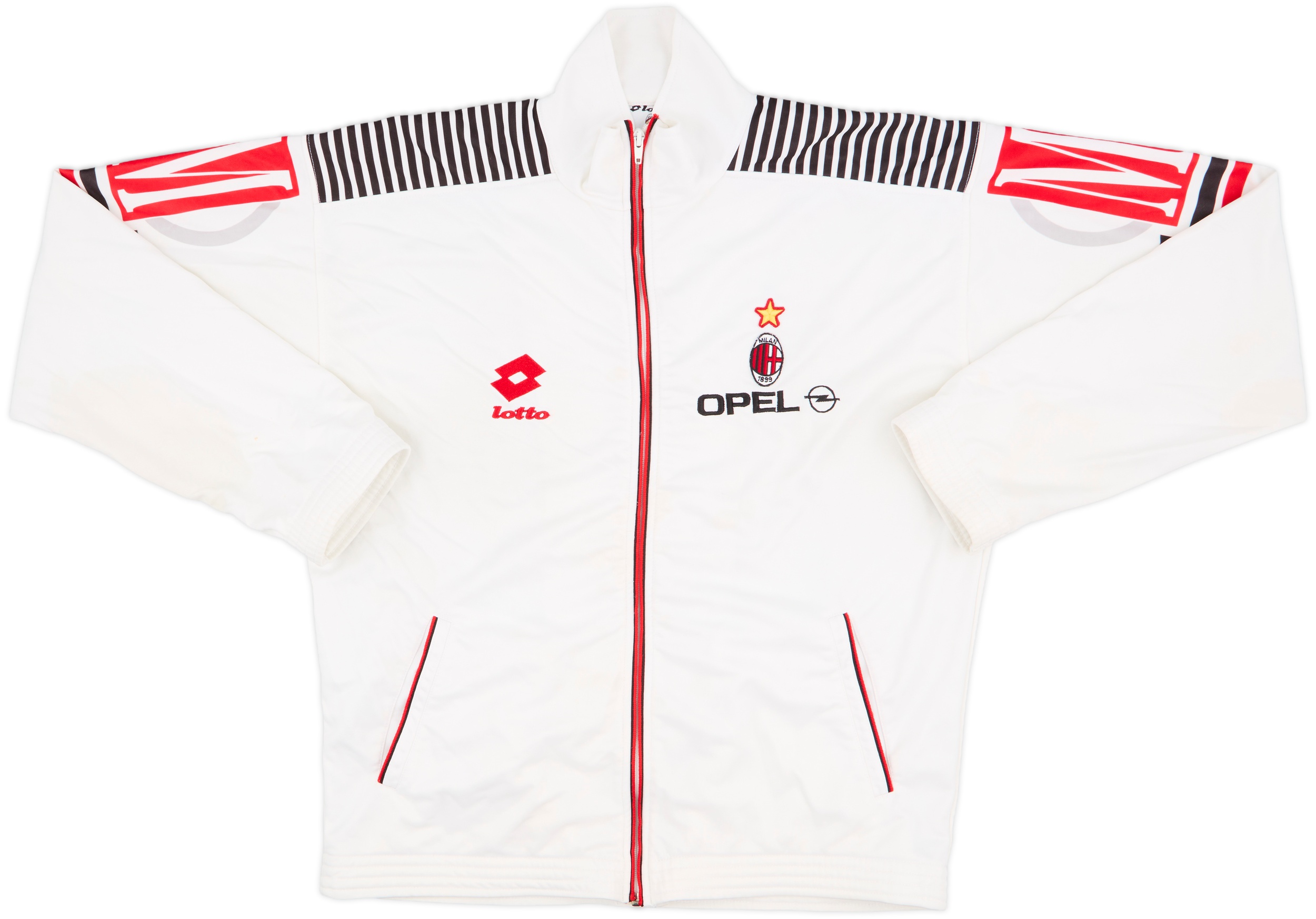 1995-96 AC Milan Lotto Track Jacket - 7/10 - (XL)