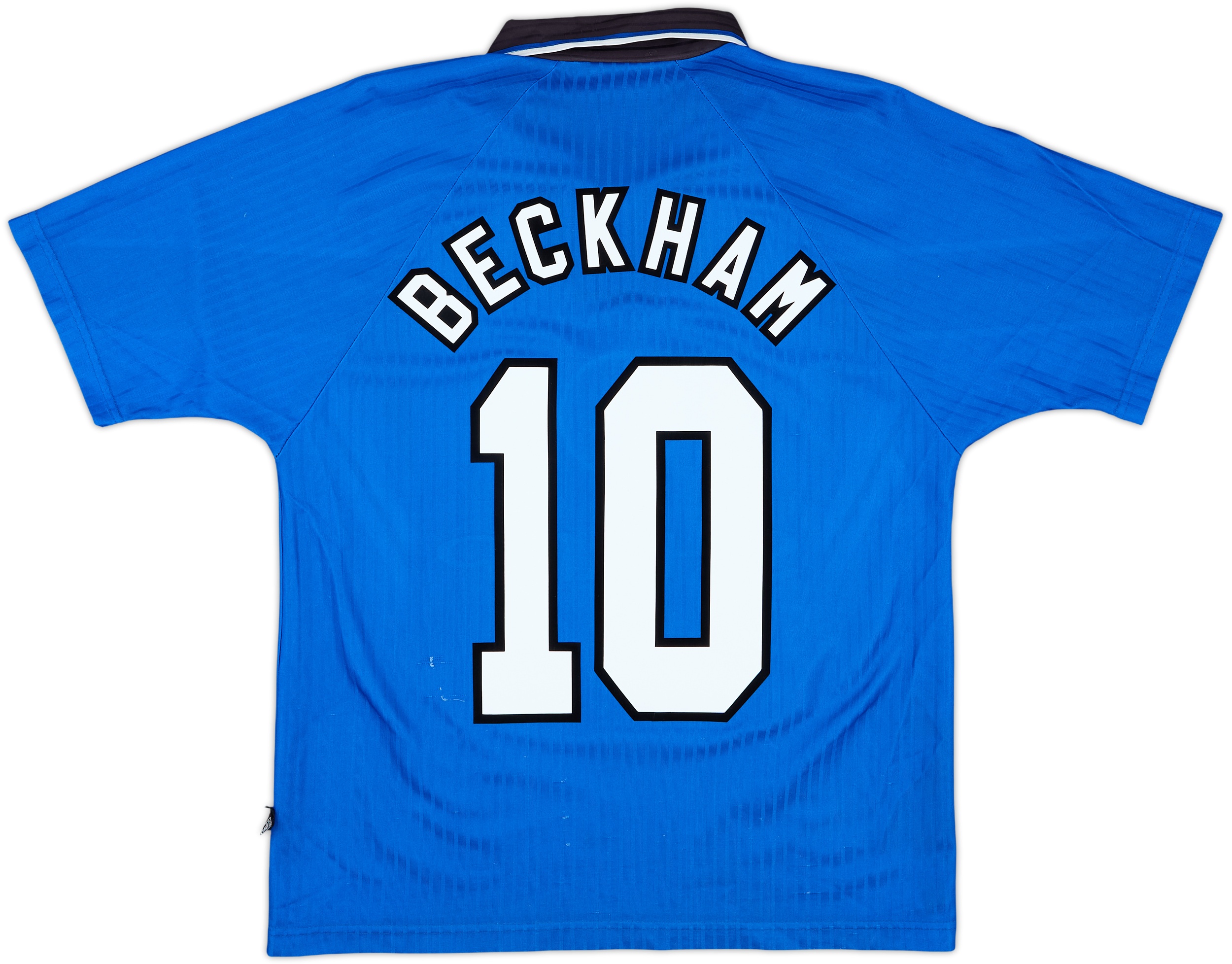 1996-98 Manchester United Third Shirt Beckham #10 - 6/10 - (Y)