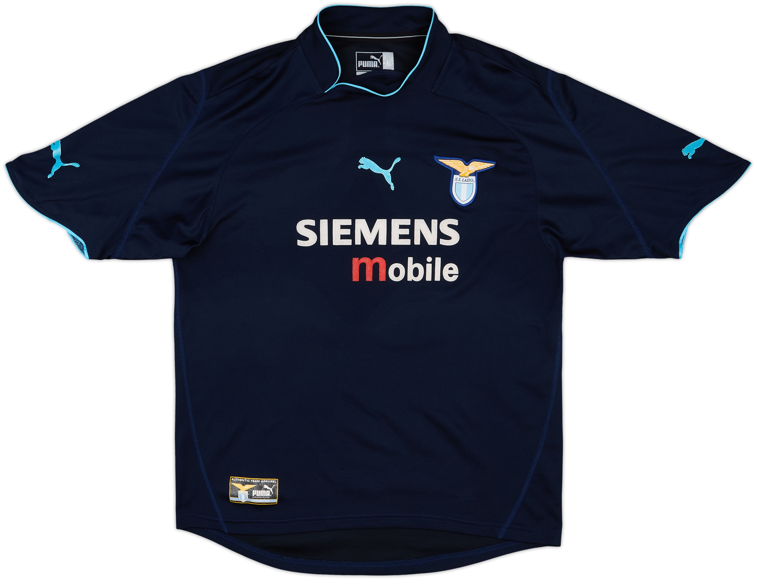 PUMA　S.S. LAZIO 02-03 AWAY NO.25 CHIESA 2002-03 Lazio Away Shirt Stam #31 - 7/10 - (XL)