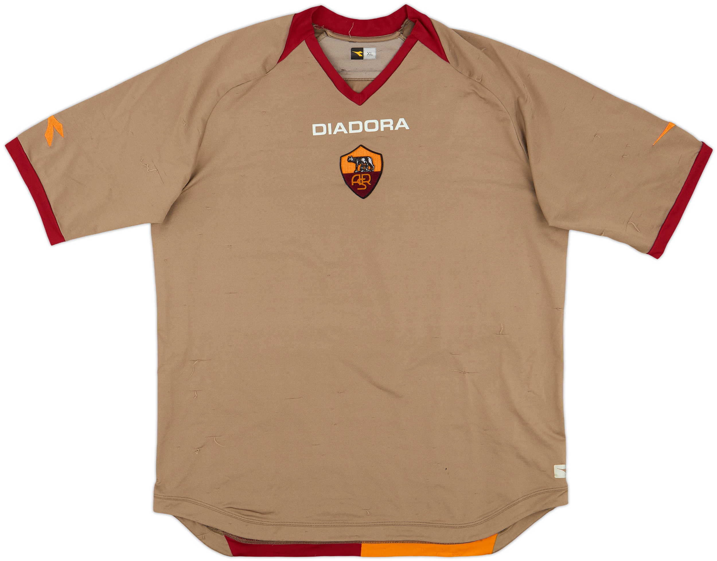 AS ROMA DIADORA ポロシャツ AS ROMA DIADORA ポロシャツ 1998-99 Roma Diadora 1/4 Zip