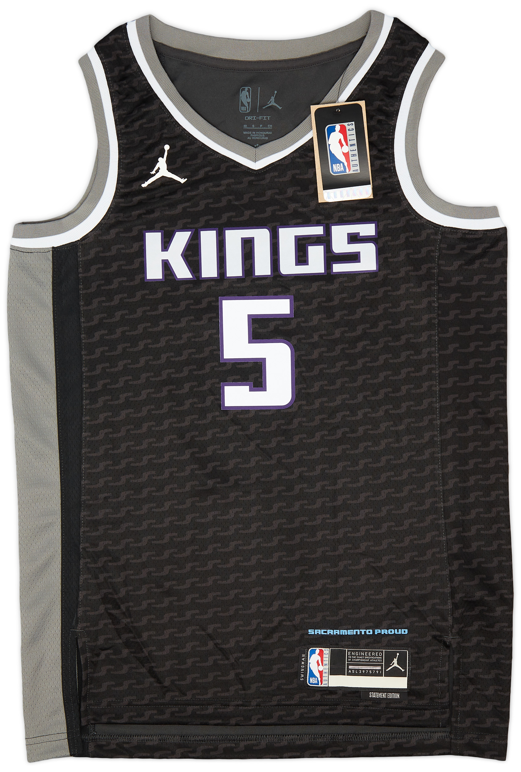 2020-23 Sacramento Kings Fox #5 Jordan Swingman Alternate Jersey (XXL)
