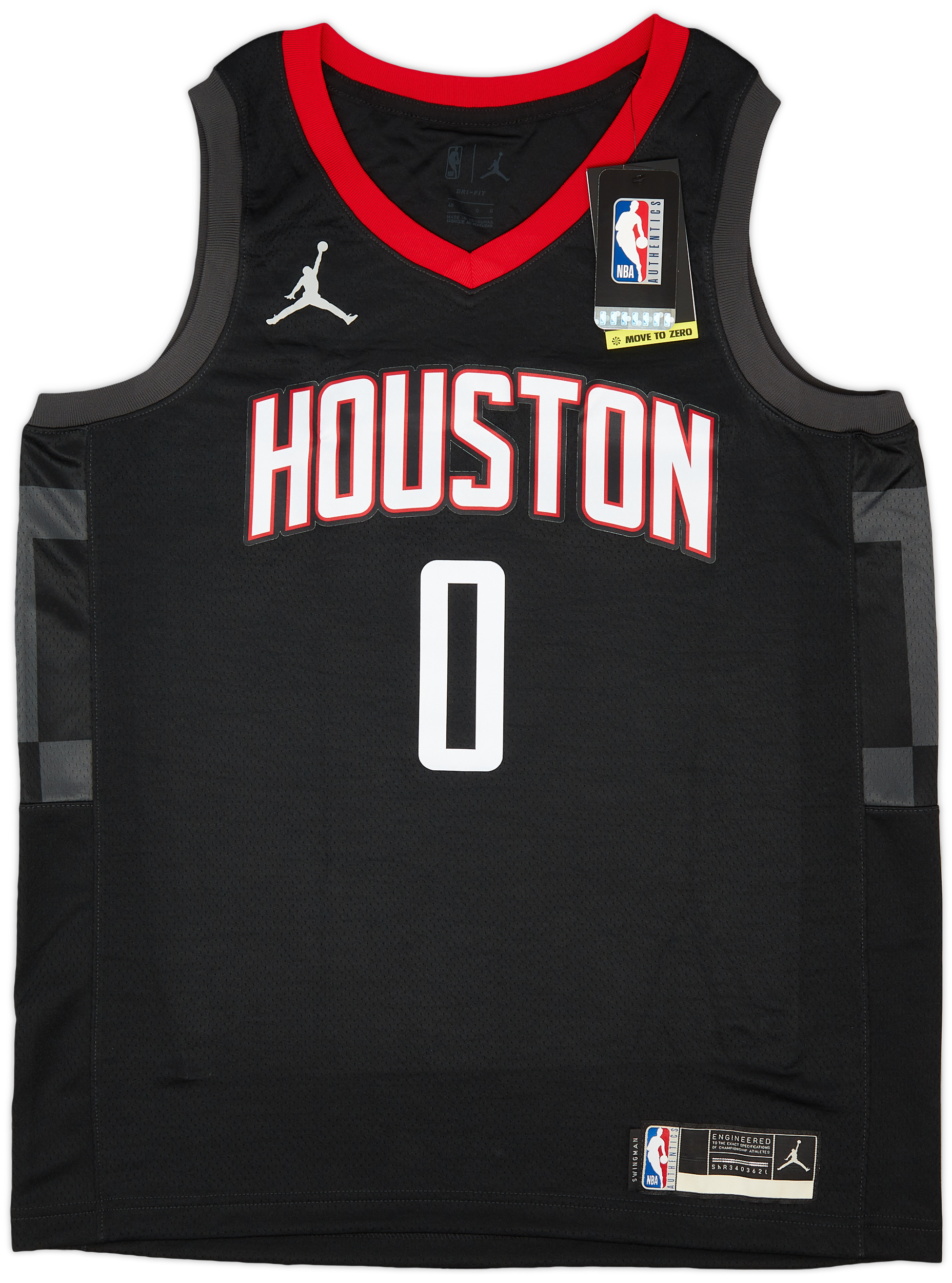 2021-22 Houston Rockets Green #0 Jordan Swingman Alternate Jersey (L)