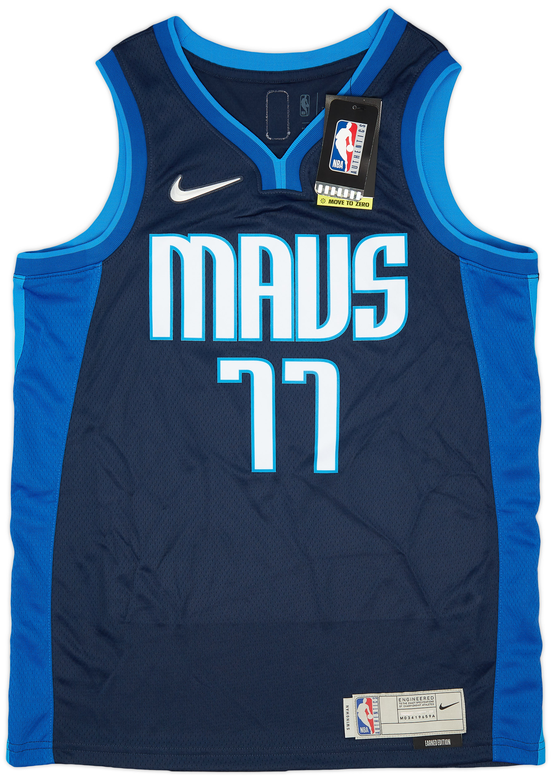 Nike Men's NBA Mavericks 'Doncic 77' 22/23 Association Edition Swingman Jersey