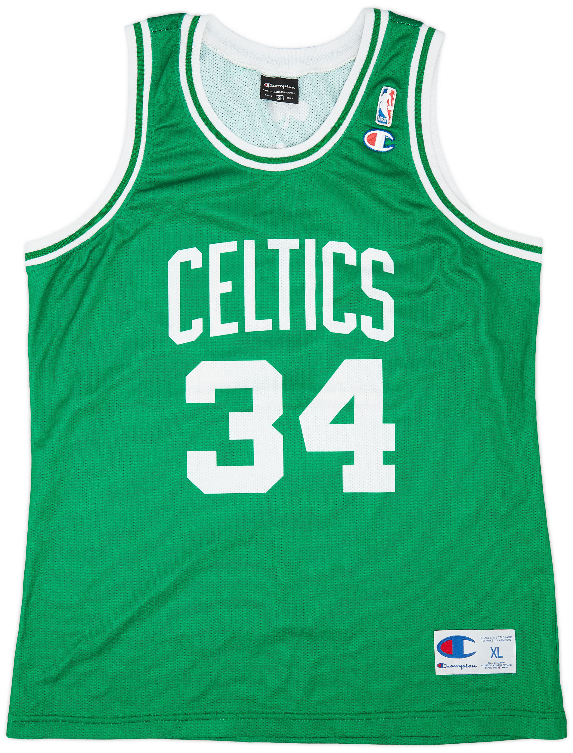 1998-10 Boston Celtics Pierce #34 Champion Away Jersey (Excellent) XL